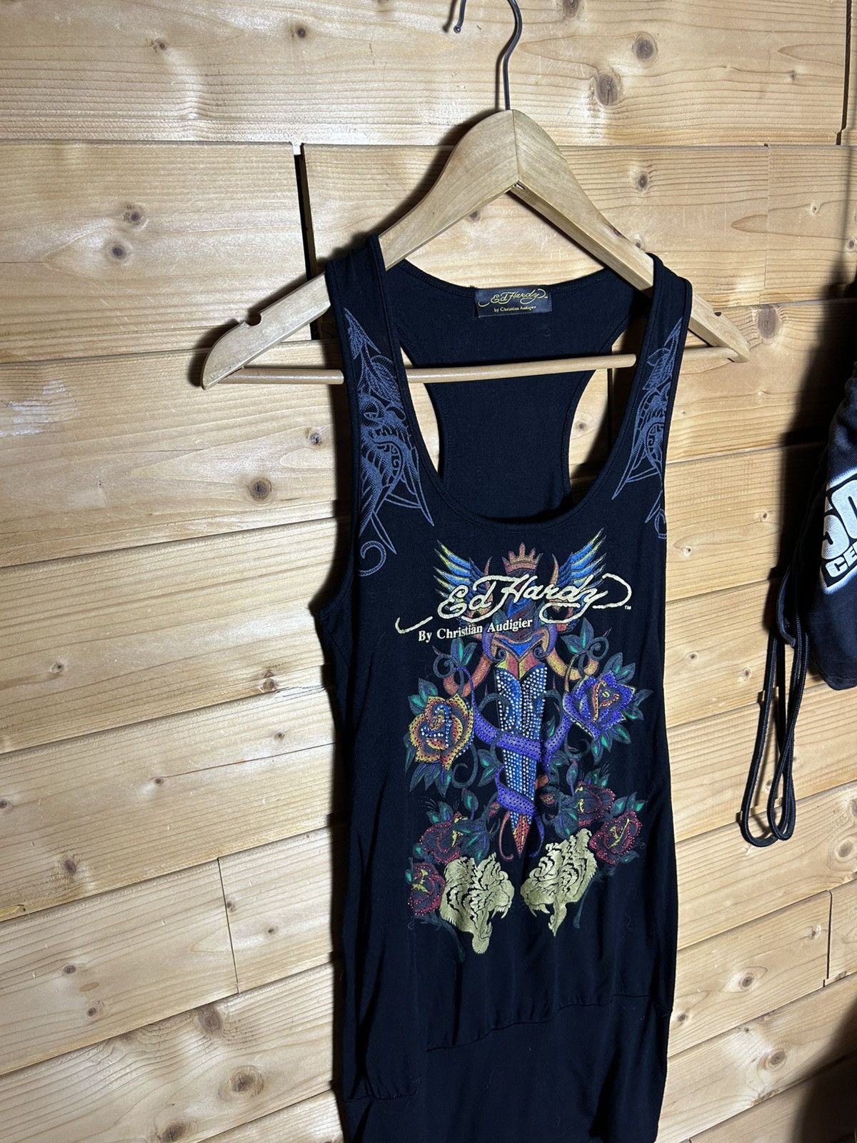 Ed Hardy Ed Hardy knife roses stretch dress Size ONE SIZE - 2 Thumbnail