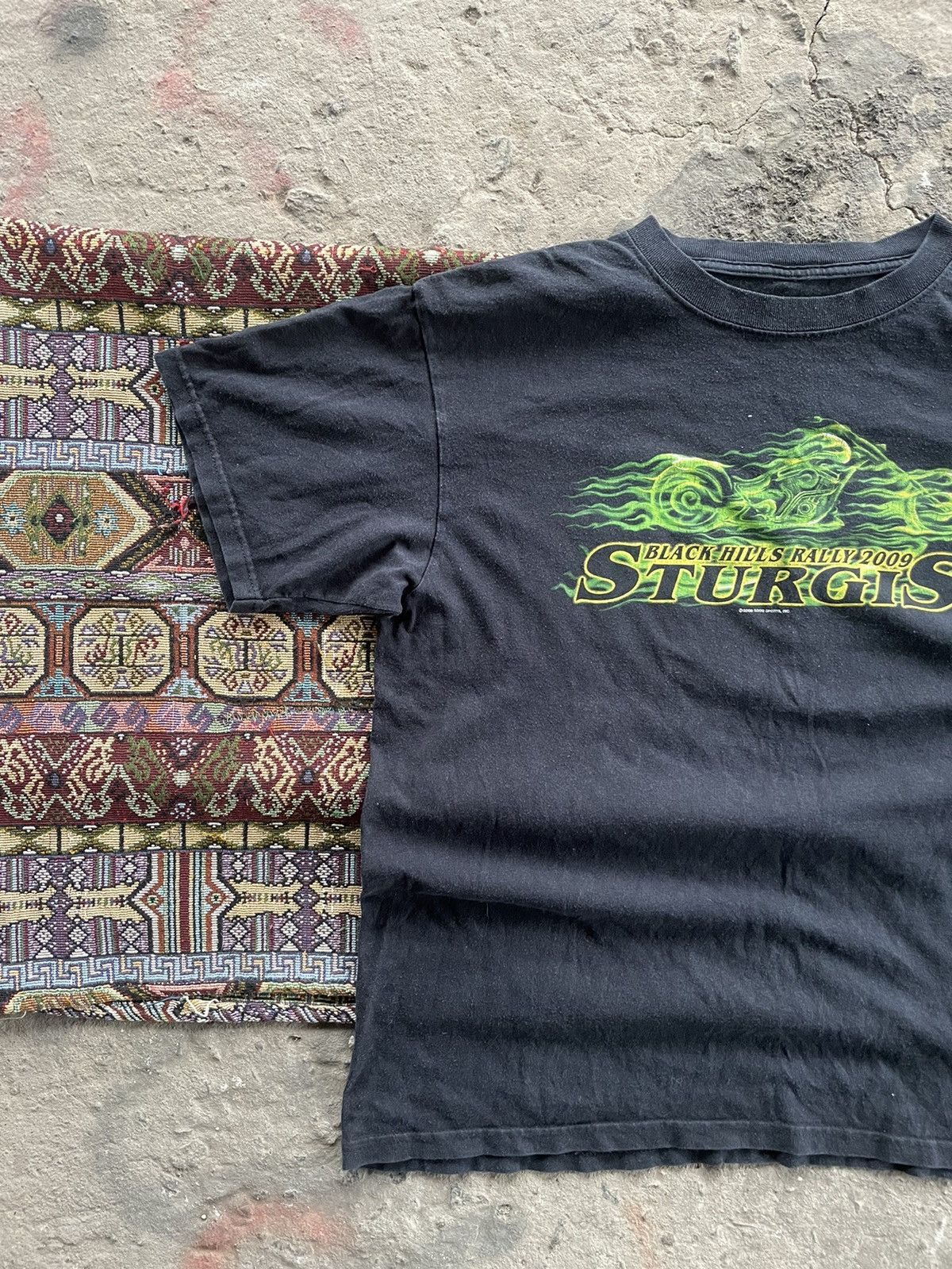 Vintage VINTAGE T-SHIRT BLACK HILLS RALLY 2009 STURGIS HARLEY Size US M / EU 48-50 / 2 - 3 Thumbnail