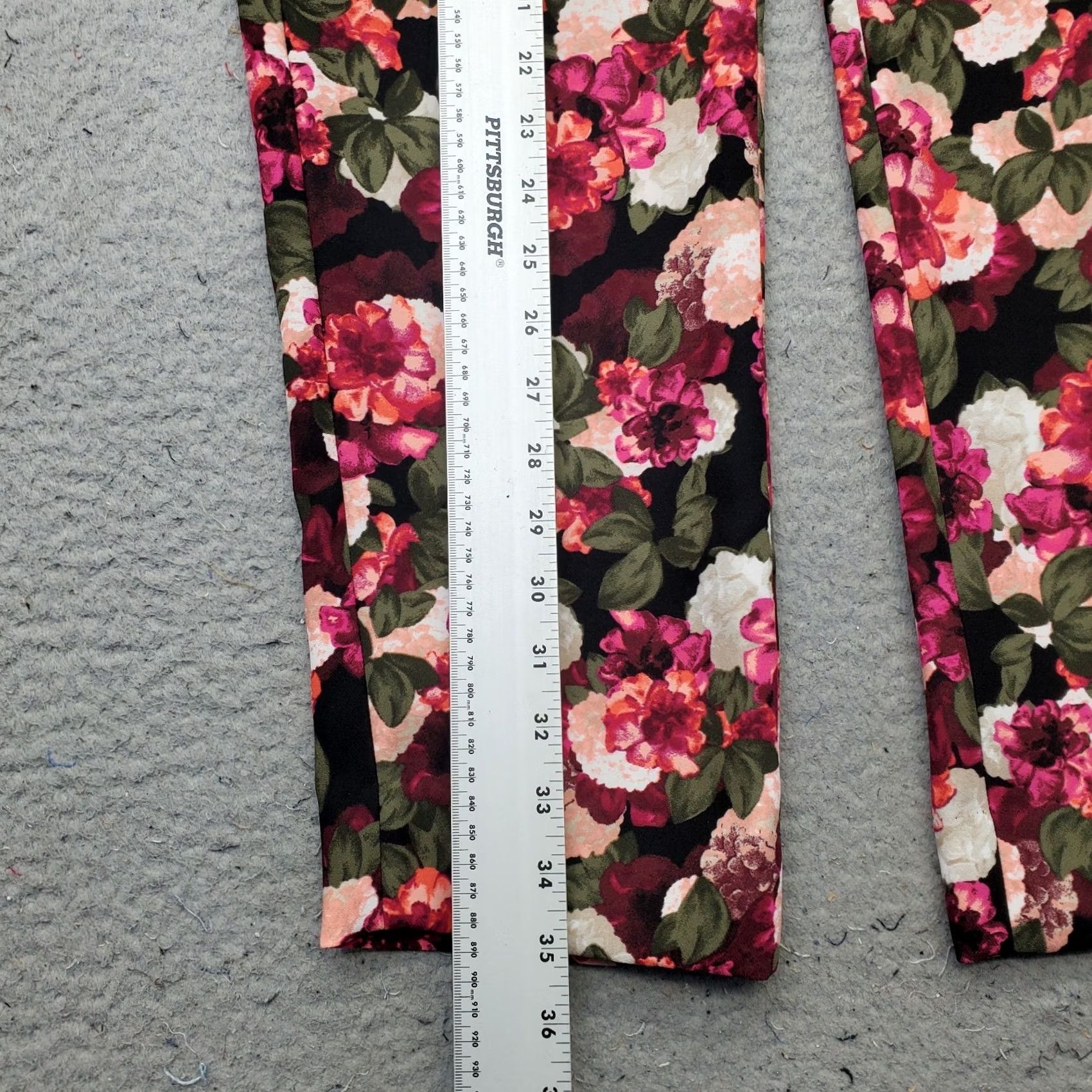 Banana Republic Banana Republic Avery Pants Womens 4 Multi Floral Boho Slash Pocket Straight Leg Size 27" / US 4 / IT 40 - 3 Thumbnail