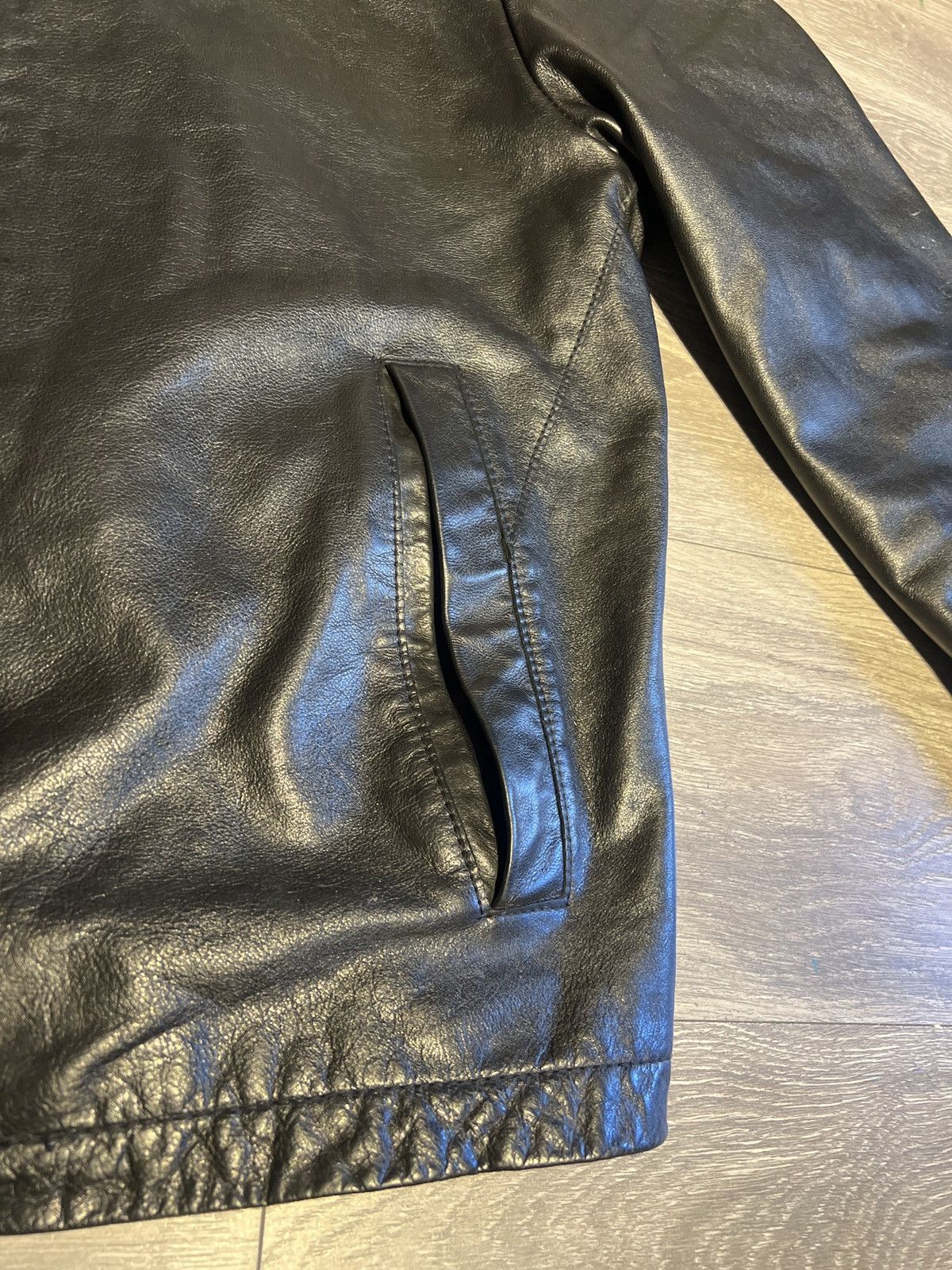 Gap × Vintage Vintage Gap Cow Leather Jacket Size US M / EU 48-50 / 2 - 3 Thumbnail
