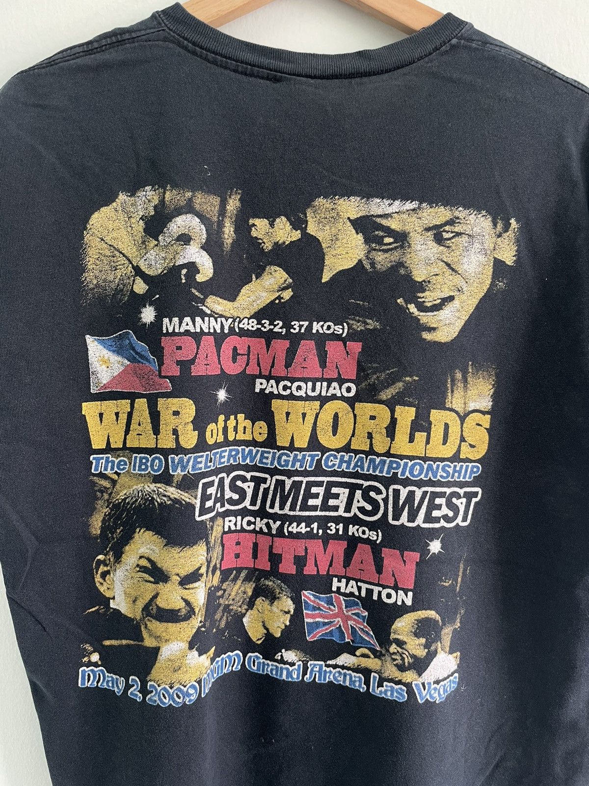 Designer × Rap Tees × Vintage Vintage War Of The World Welterweight Championship Tshirt Size US L / EU 52-54 / 3 - 4 Thumbnail