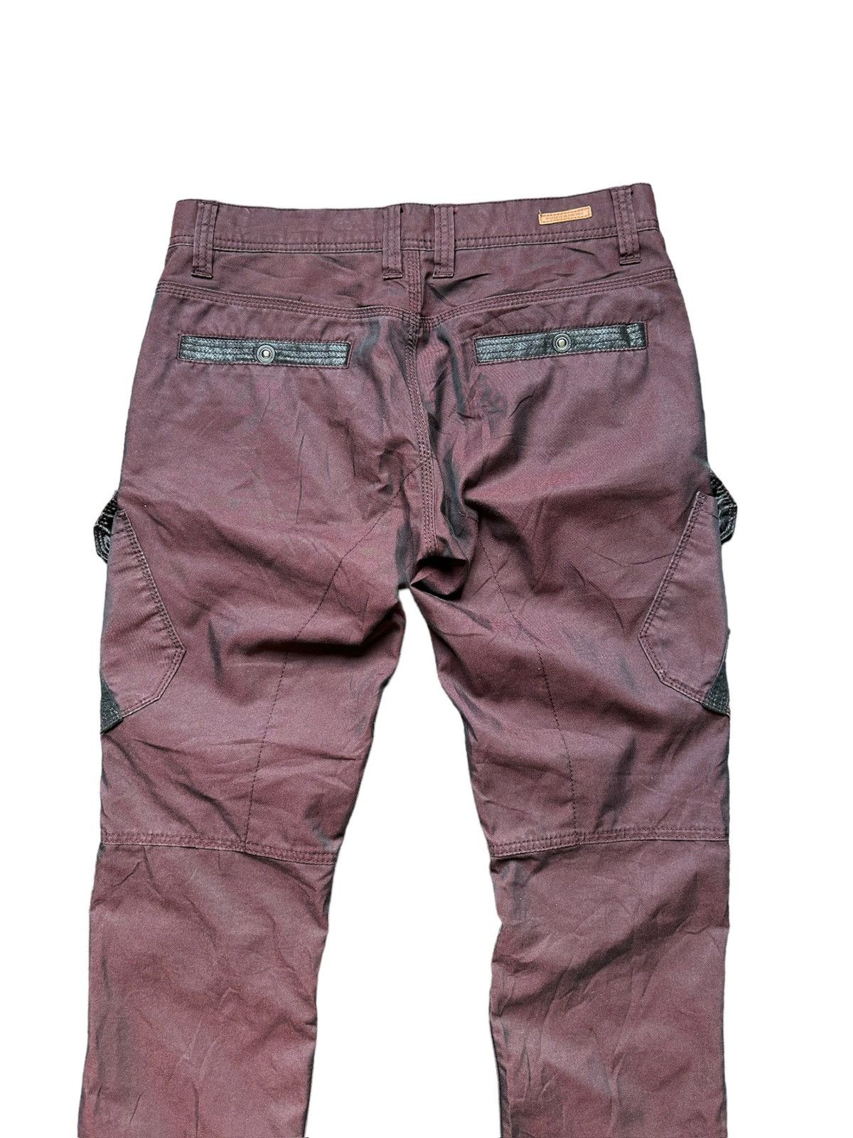 If Six Was Nine [33 x 42] Y2k NCFM gasmask j-rock Gothic cargo pant Size US 33 - 9 Thumbnail