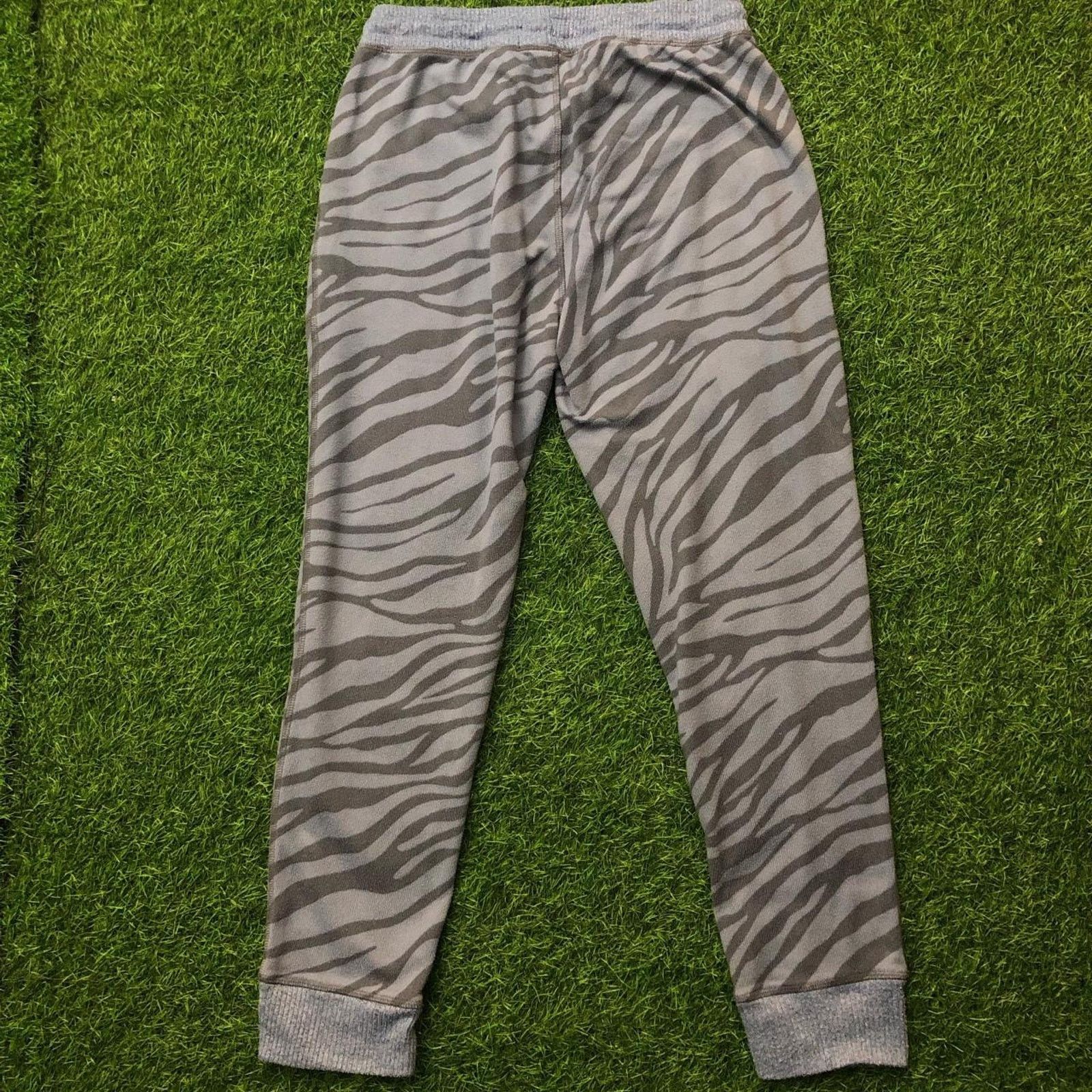 Other Women’s Blue Zebra Print Jogger Sweatpants Size 29" - 3 Thumbnail