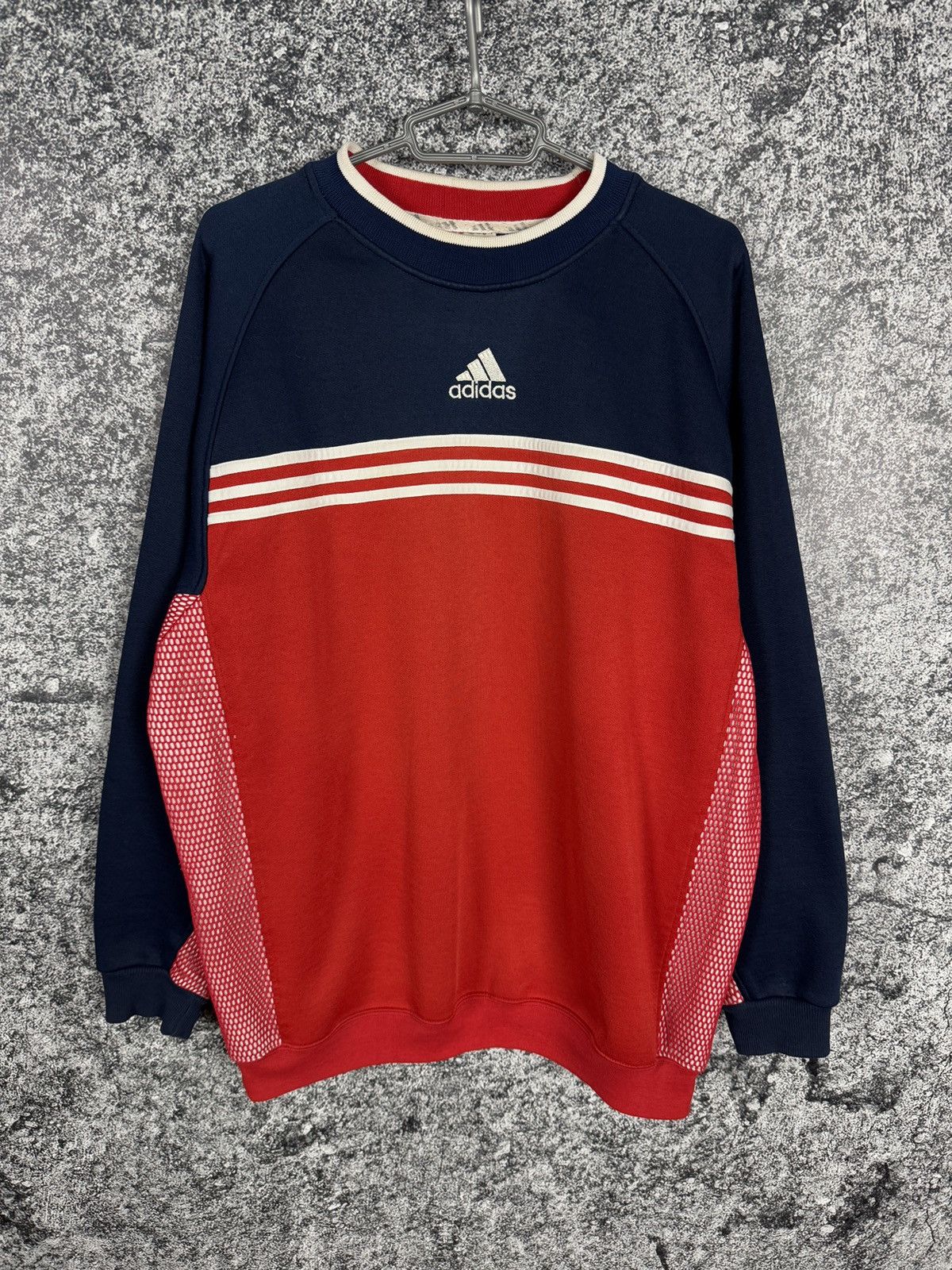 Adidas Adidas Vintage 90s Crewneck Sweatshirt Retro Pullover XXL Size US XXL / EU 58 / 5 - 1 Thumbnail