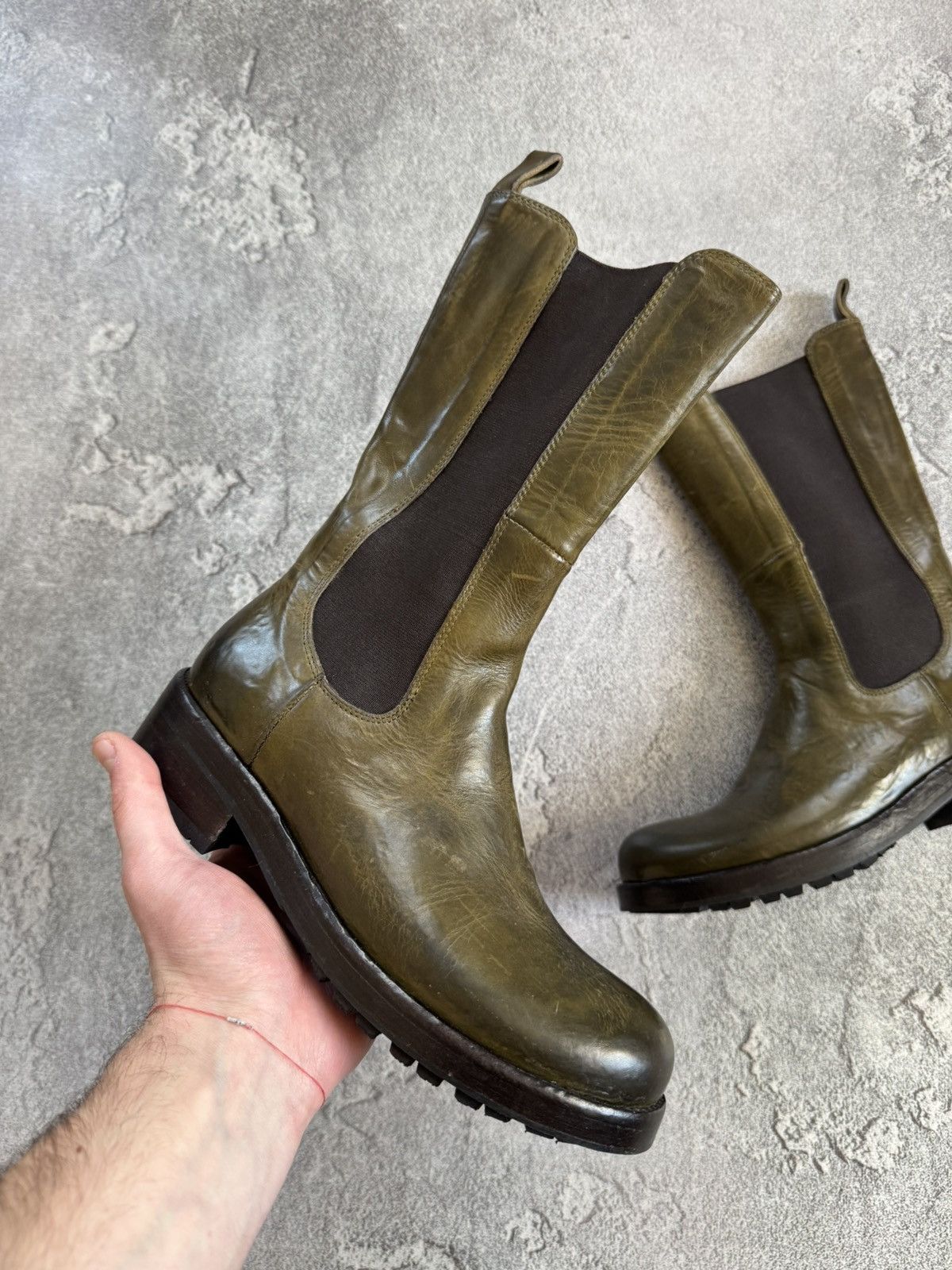 Other La Bottega Di Lisa 37size leather chelsea boots ankle shoes Size US 7 / IT 37 - 7 Thumbnail