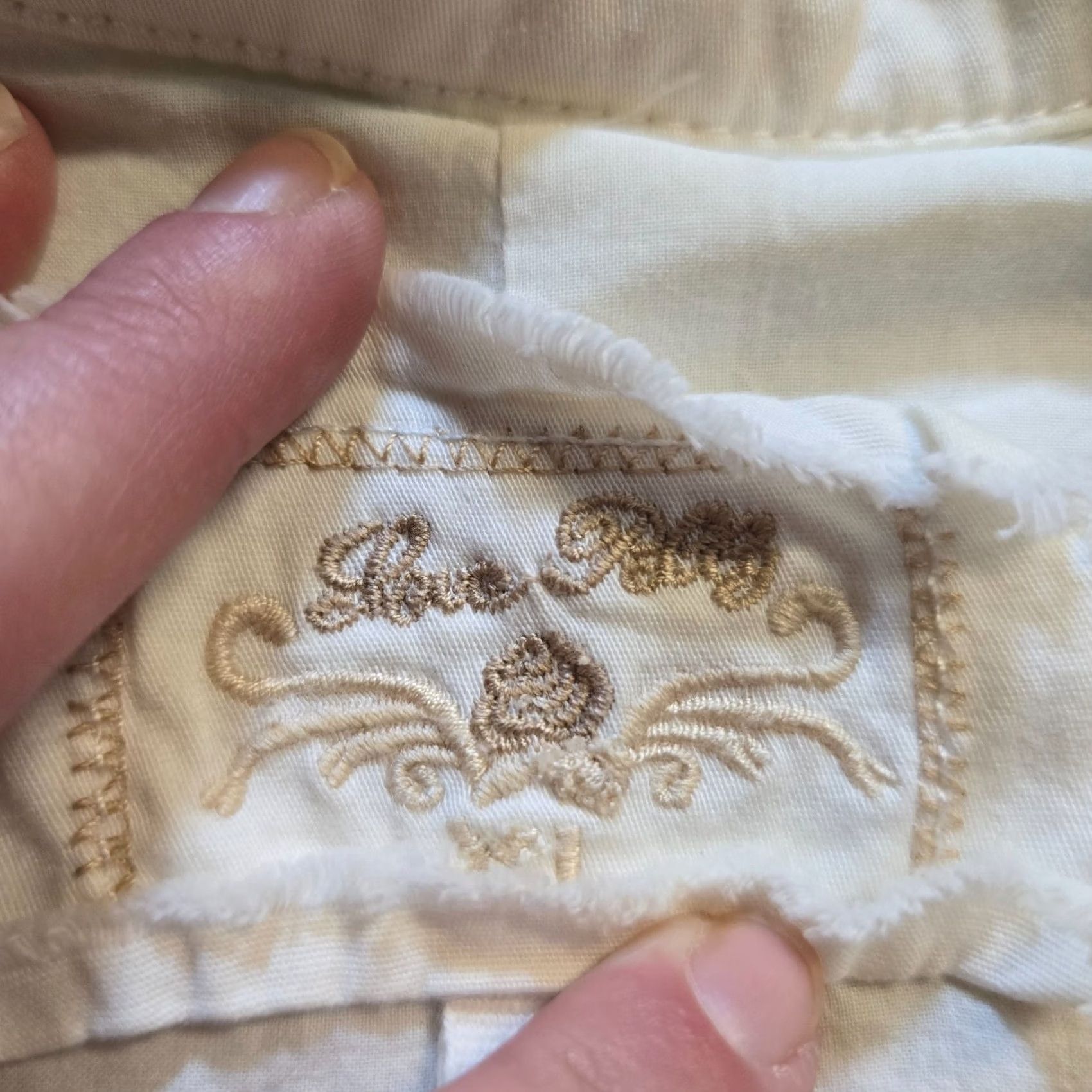 Vintage Love Polly Jacket Womens XL White Ruffled Cottage Core Embroidered Whimsy Casual Size XL / US 12-14 / IT 48-50 - 6 Thumbnail