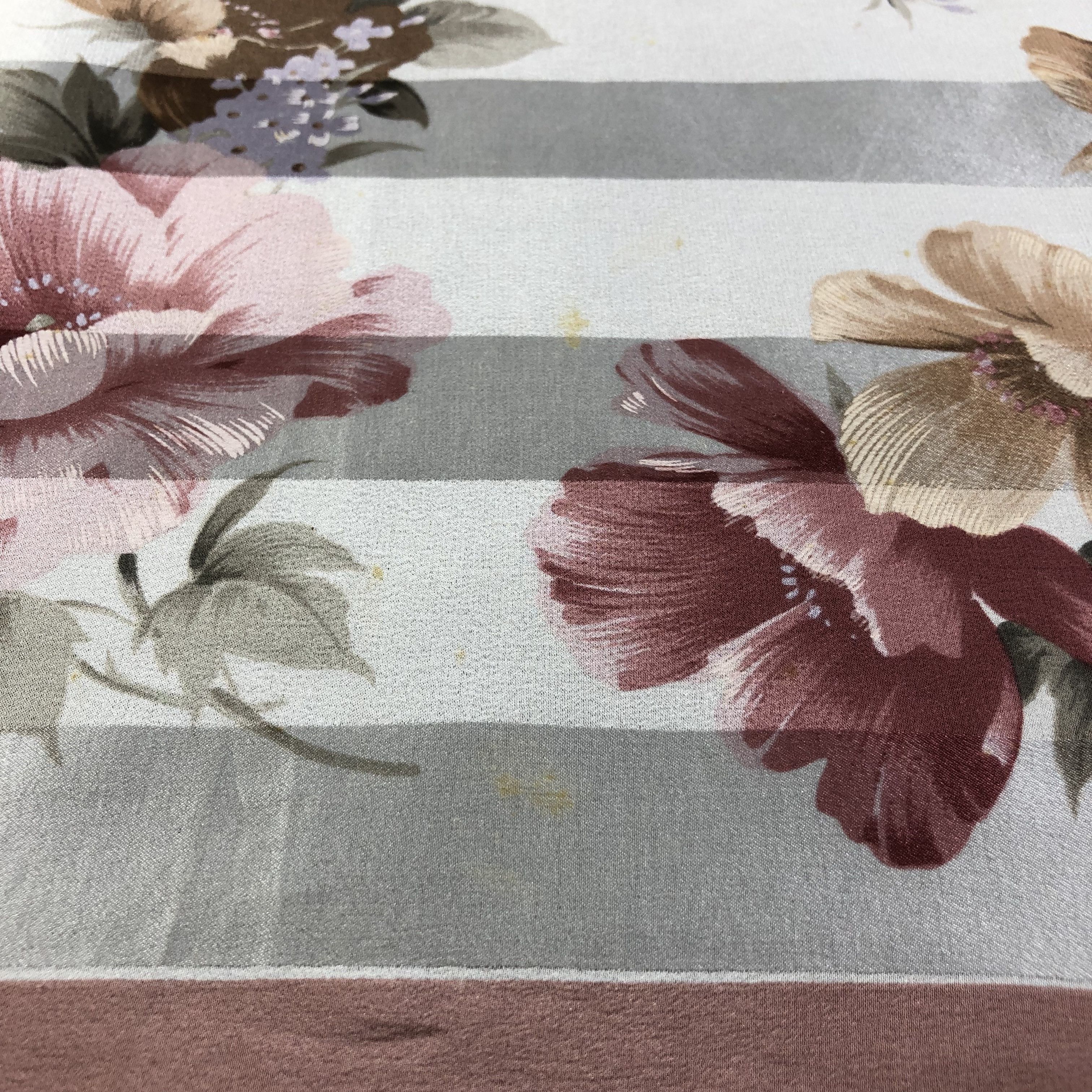 Mila Schon Mila Schon Floral Hand Rolled Silk Scarf M675 Size ONE SIZE - 6 Thumbnail
