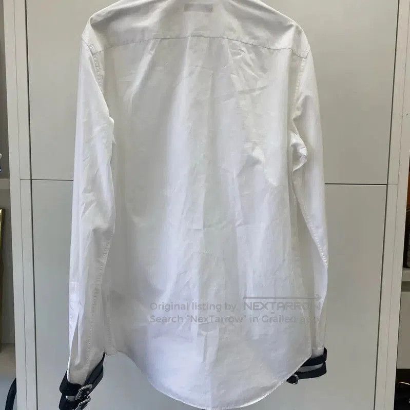 Valentino Valentino White Cotton Long Sleeve Shirt . Size US L / EU 52-54 / 3 - 2 Thumbnail