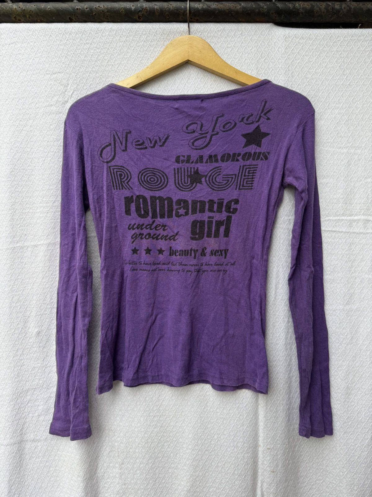 Japanese Brand Prive Joke Japanese Lips Poem Style Longsleeve Size US XS / EU 42 / 0 - 2 Thumbnail