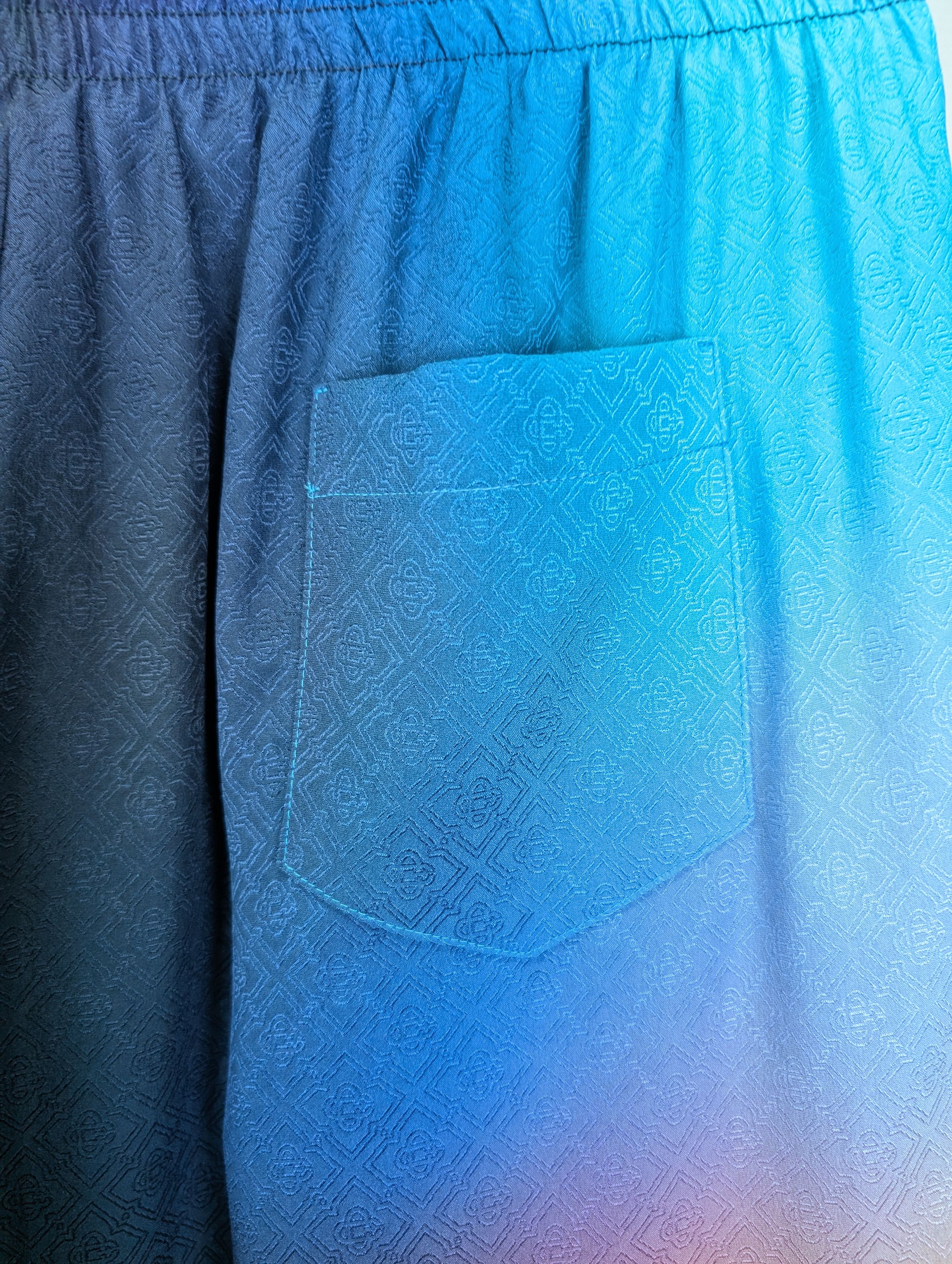 Casablanca o1rshd1 DUP / Drawstring Silk Shorts in Gradient Size US 36 / EU 52 - 15 Thumbnail