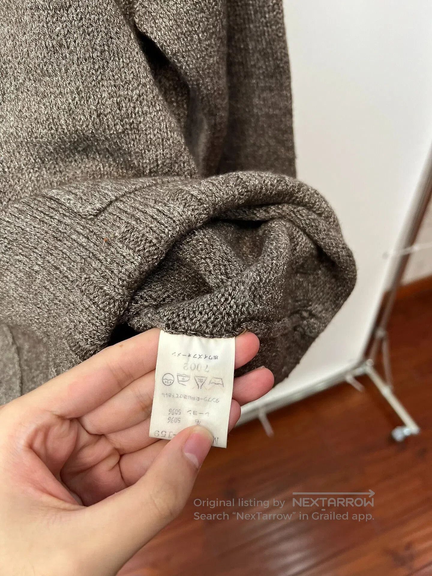 Yohji Yamamoto Yohji Yamamoto Stylish Gray Sweater. Size US L / EU 52-54 / 3 - 5 Thumbnail
