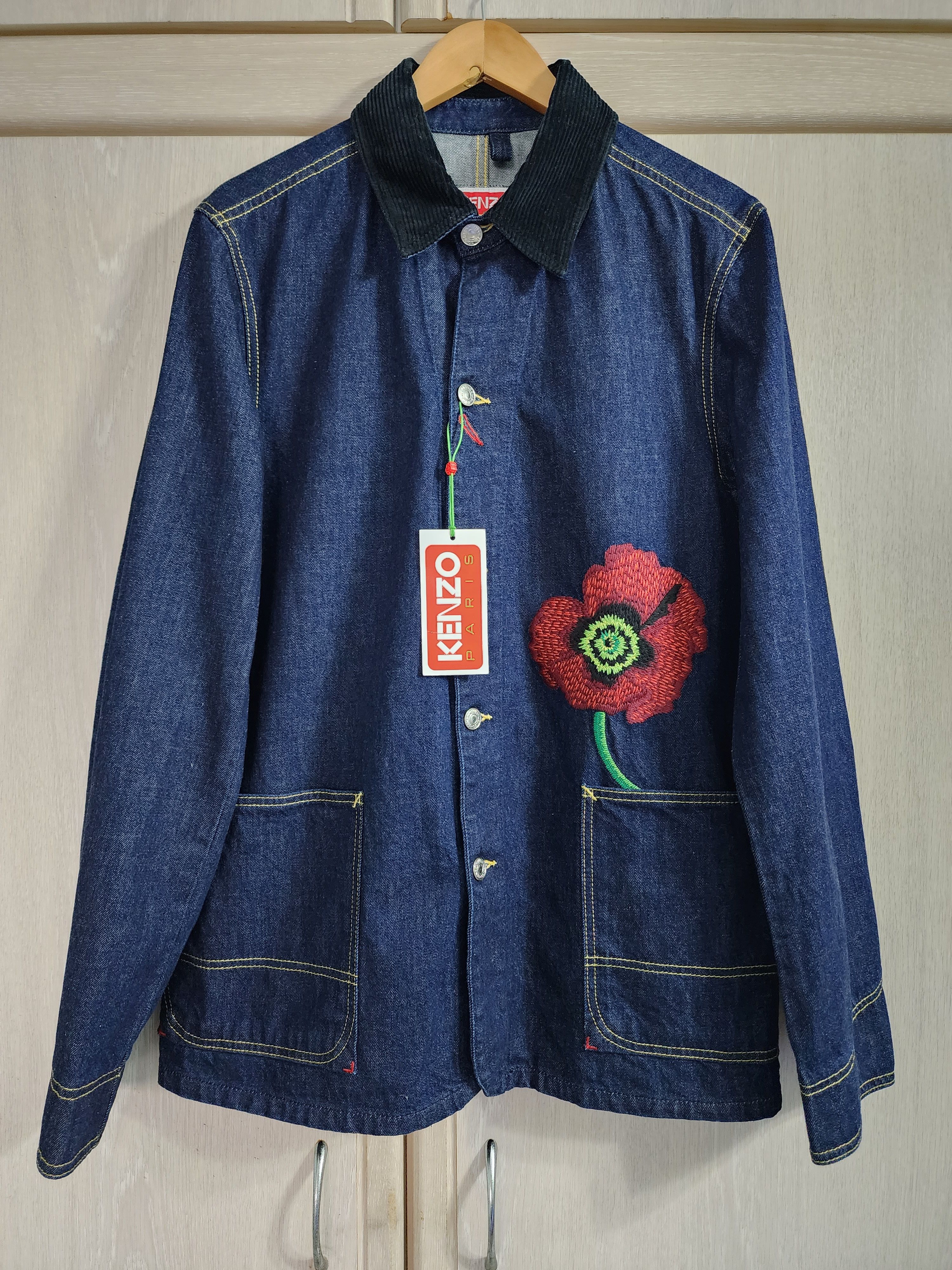 KENZO WORKWEAR DENIM JACKET POPPY KENZO POPPY ワークウエア デニム
