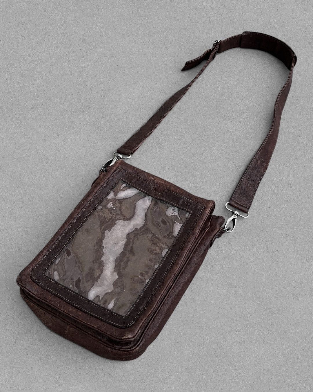 Maison Margiela 2000’s MAISON MARTIN MARGIELA Transparent Pocket Leather Bag Size ONE SIZE - 21 Thumbnail