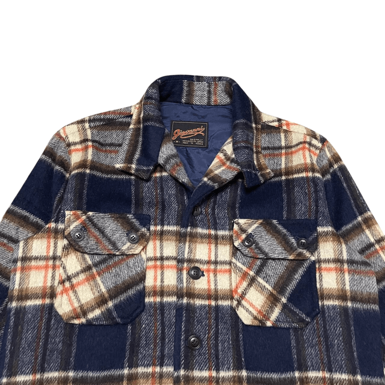 Giovanni Cavagna Vintage Giovanni Wool Plaid Jacket Size US M / EU 48-50 / 2 - 2 Thumbnail