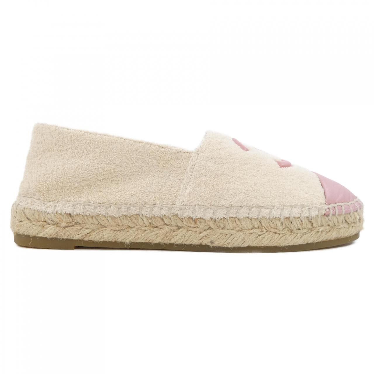 Chanel Chanel Chanel Espadrille Cotton Lambskin Shoes Leather Shoes G29762B15325 DUTY FREE for USA Size ONE SIZE - 1 Thumbnail