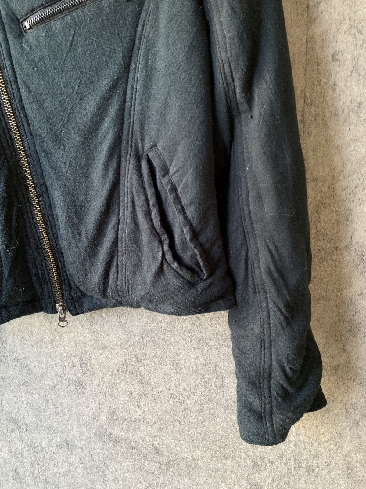 Japanese Brand Maison Gilfy Dark Green Fur Hoodie Zipper Jacket Size US S / EU 44-46 / 1 - 9 Thumbnail