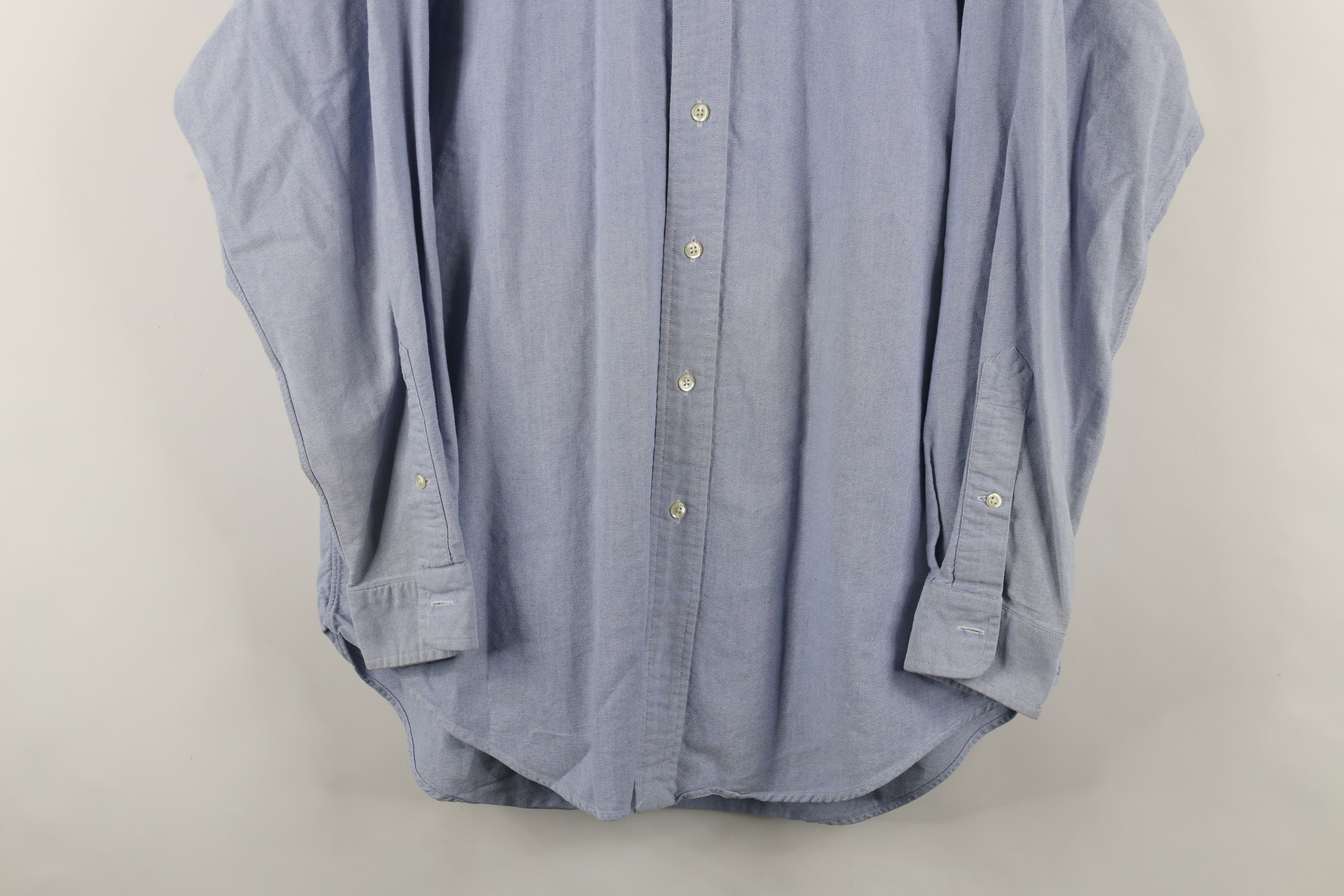 Ralph Lauren × Vintage Vintage 90s Ralph Lauren Cotton Oxford Button Down Shirt Size US M / EU 48-50 / 2 - 3 Thumbnail