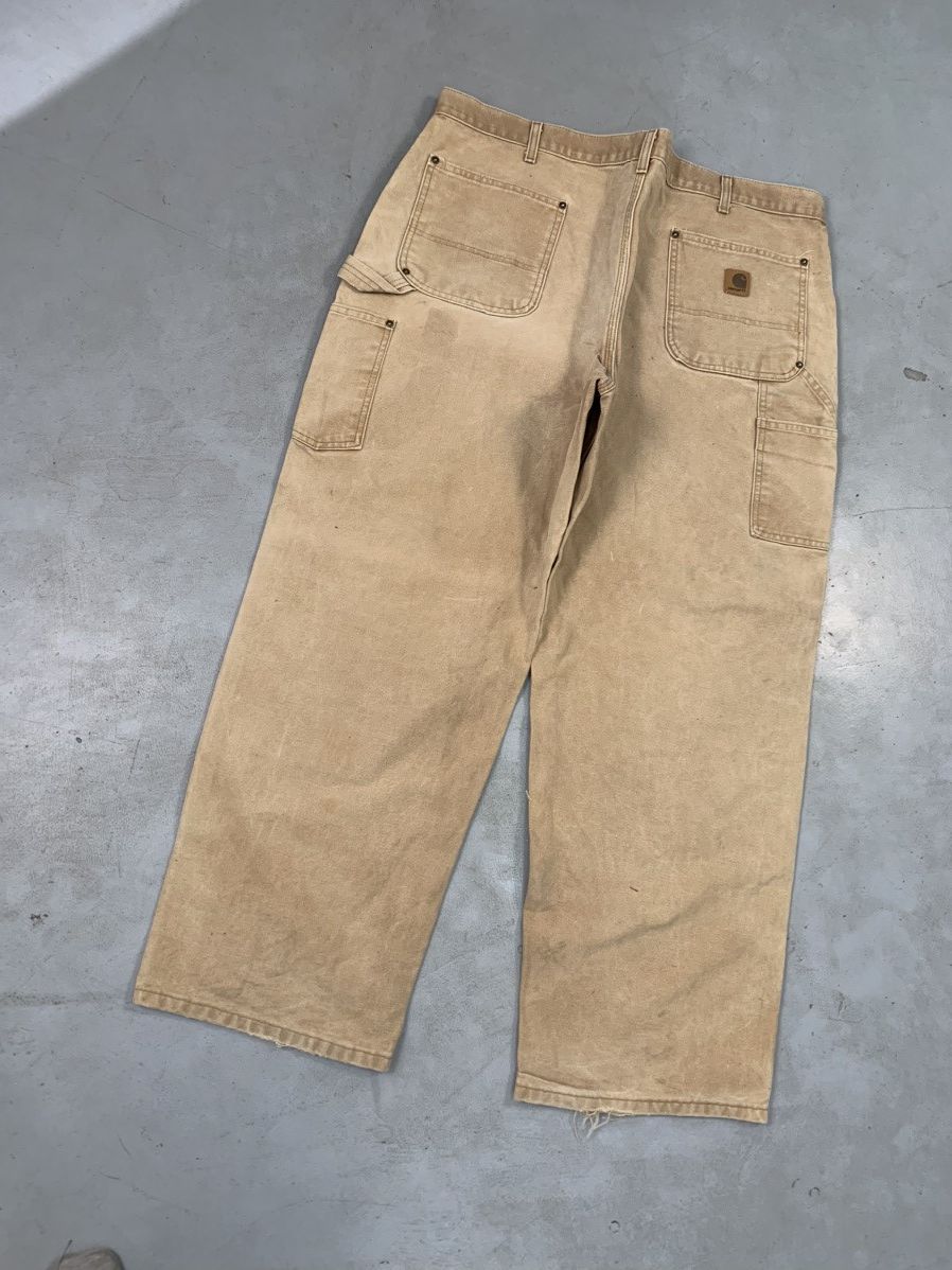 Carhartt Vintage Carhartt B01 BRN double knee carpenter denim Size US 44 / EU 60 - 2 Thumbnail