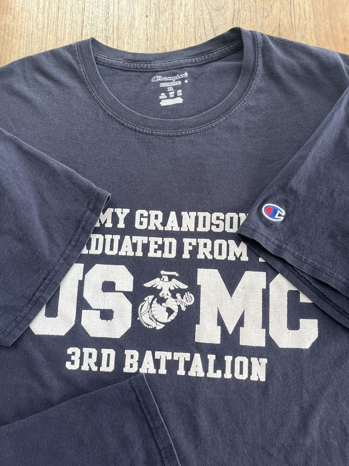 Champion Champions USMC 3RD BATTALION T-shirt Size US XL / EU 56 / 4 - 6 Thumbnail