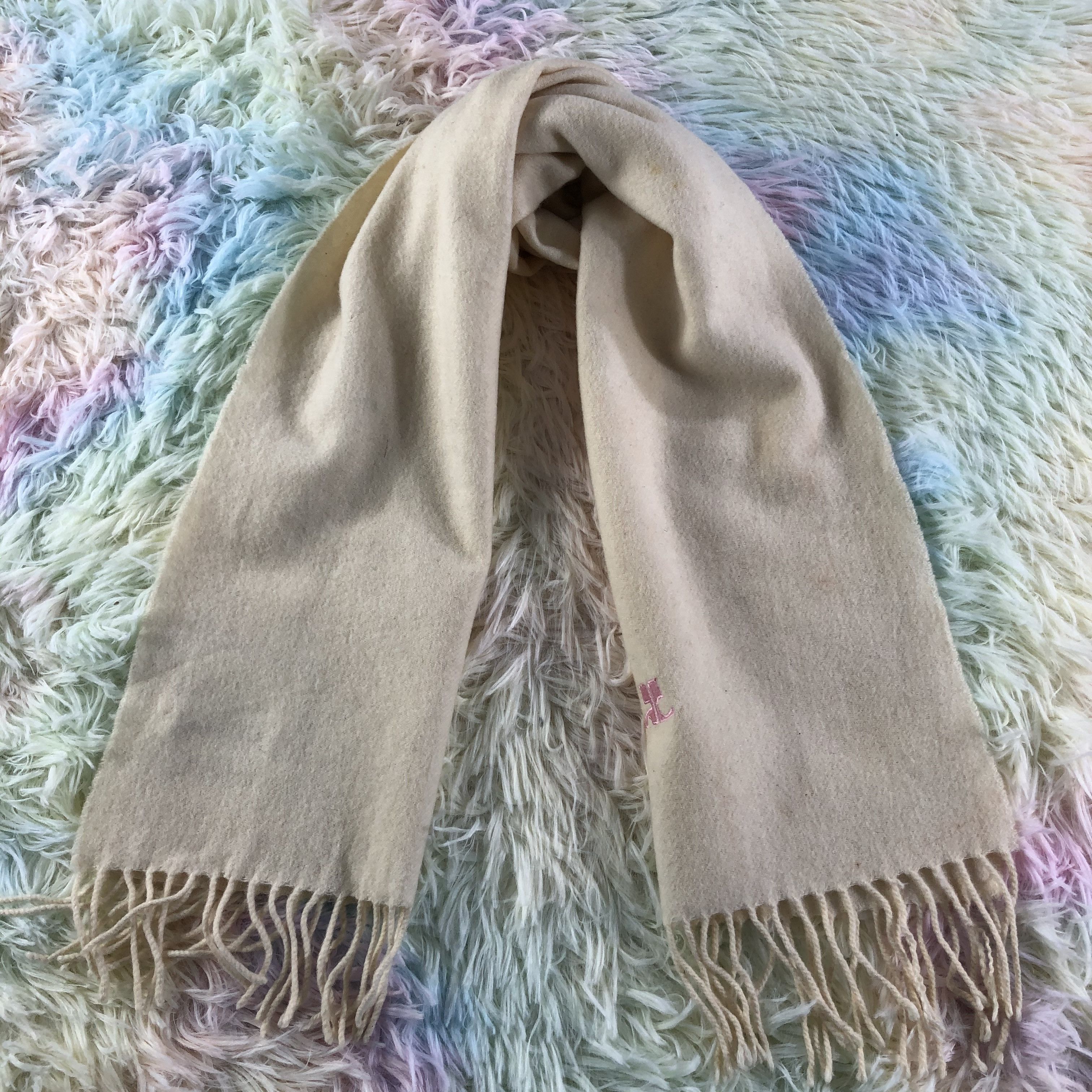 Courreges × Vintage Courreges Scarf / Muffler / Neckwear - KM510 Size ONE SIZE - 1 Thumbnail