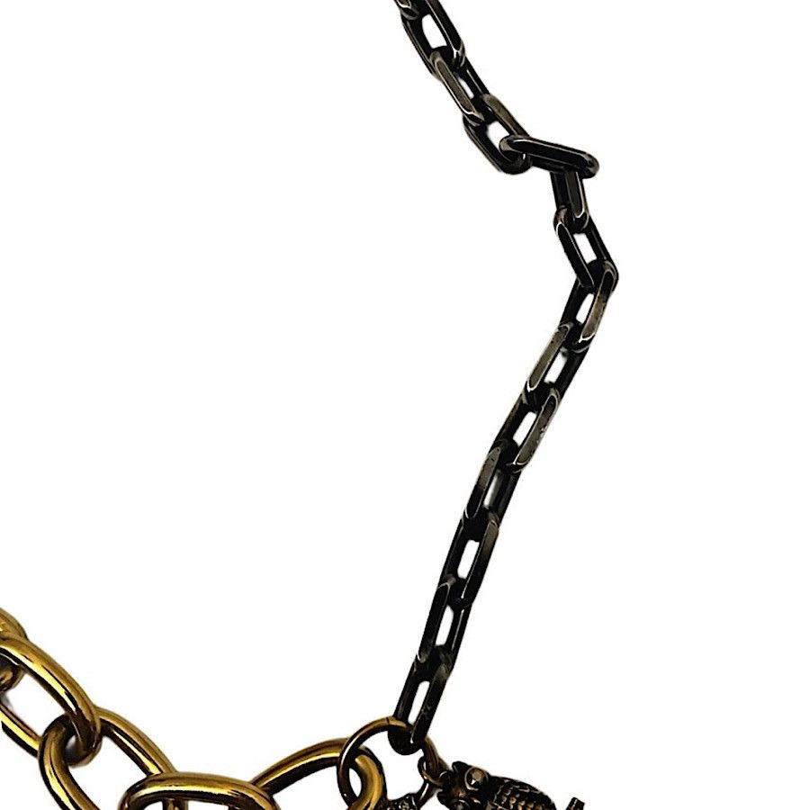 Alexander McQueen Authentic Alexander McQueen Rare 3 Charm Necklace Size ONE SIZE - 5 Thumbnail