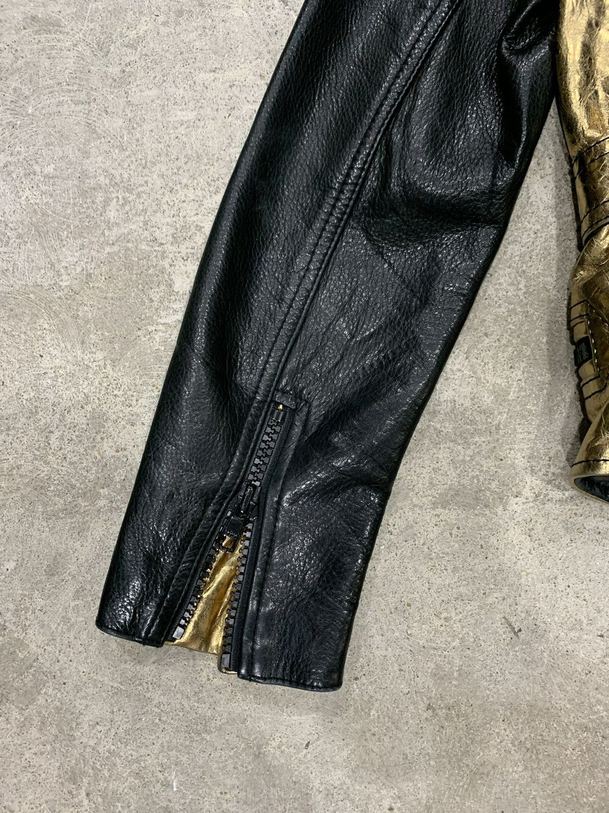 3.1 Phillip Lim PHILIP LIM GOLD METALLIC LEATHER JACKET Size US M / EU 48-50 / 2 - 8 Thumbnail