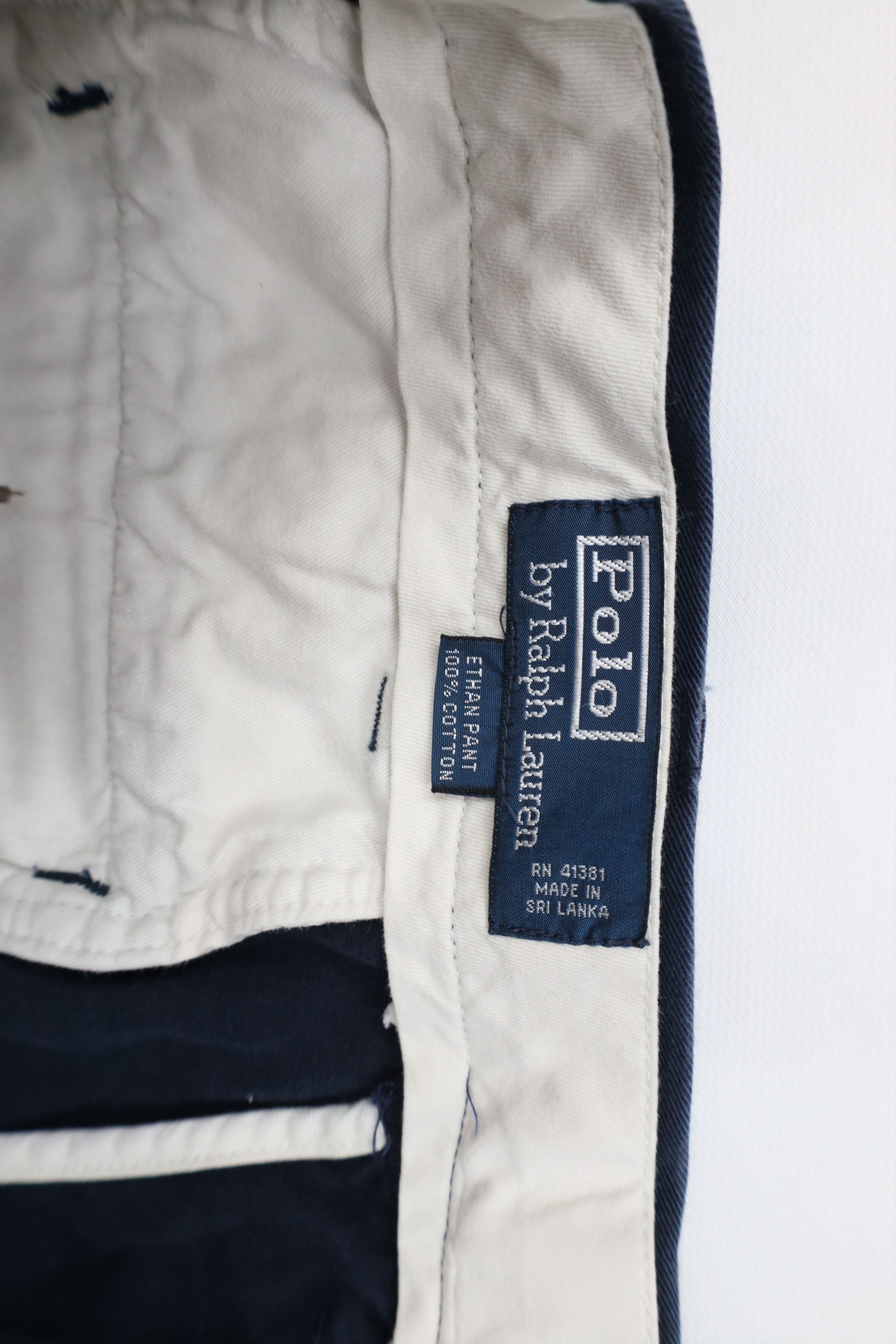 Ralph Lauren Vintage 90s Ralph Lauren Ethan Heavy Wide Leg Chino Pants Size US 38 / EU 54 - 7 Thumbnail