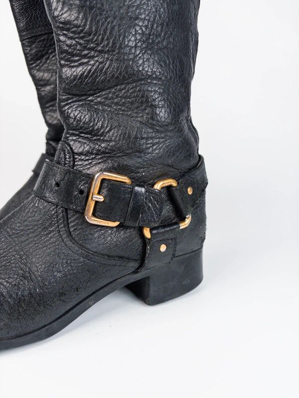 Prada Vintage Y2K Western 2000s Prada Cowboy Boots Size US 6.5 / IT 36.5 - 2 Thumbnail