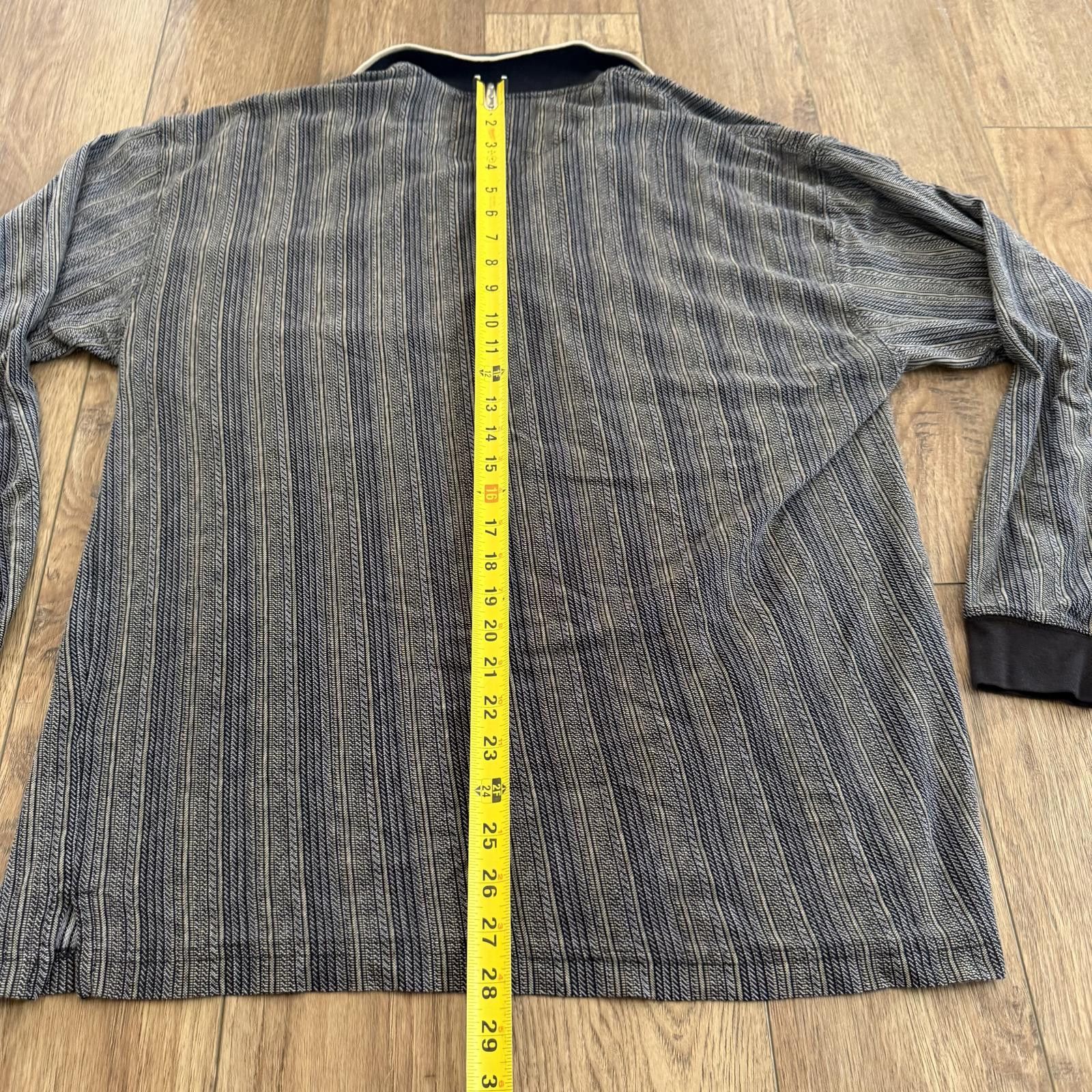 Evan Picone Vintage 90s Evan Picone Striped Polo Long Sleeve Preppy Size US XL / EU 56 / 4 - 8 Thumbnail