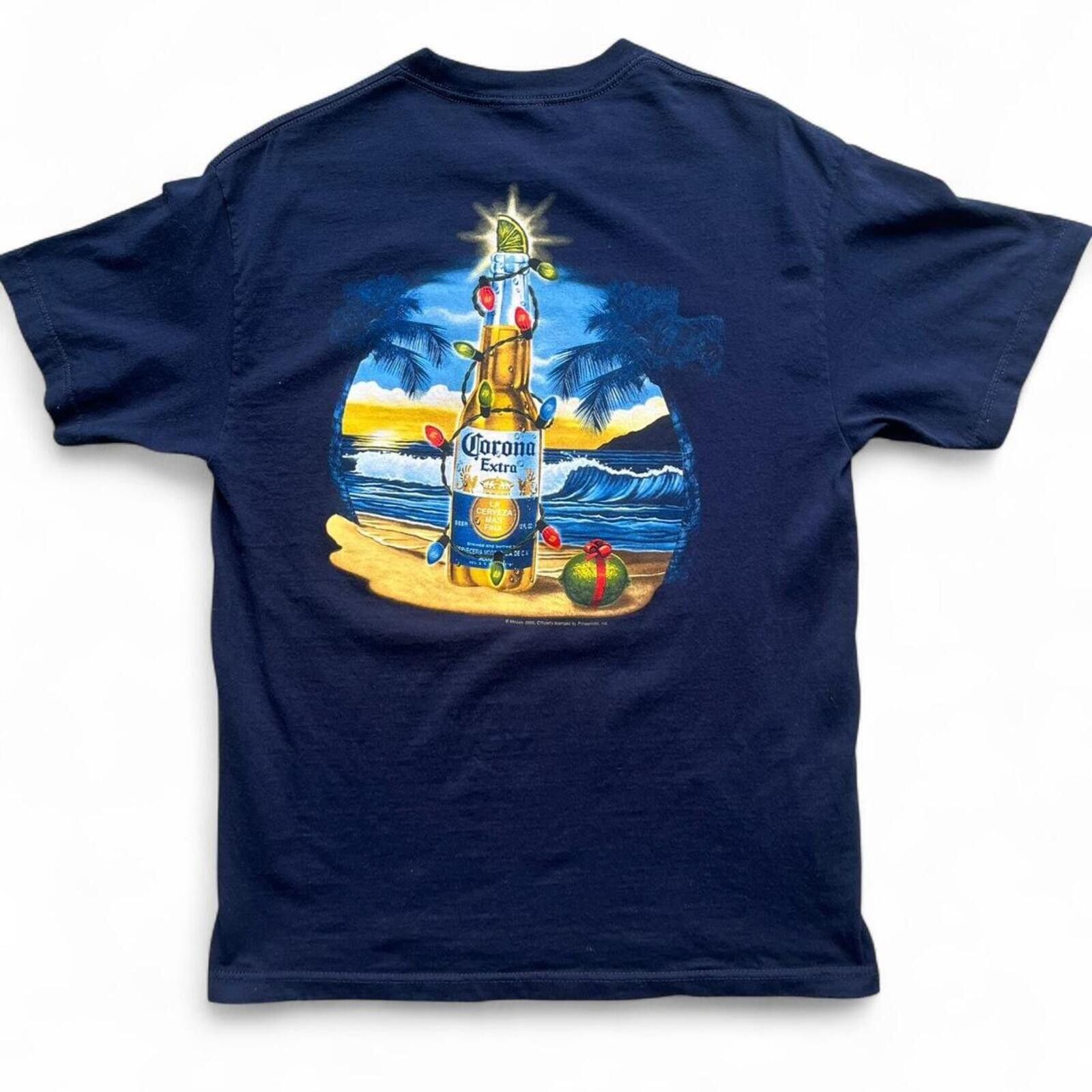 Gildan 2005 Corona Christmas Lights Double-Sided Graphic T-Shirt Size US L / EU 52-54 / 3 - 1 Thumbnail