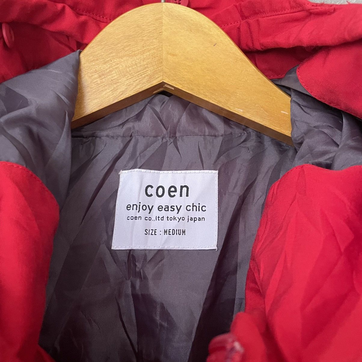 Japanese Brand Coen Co Ltd Tokyo Red Mountain Parka Outdoor Coat Jacket Men Size US M / EU 48-50 / 2 - 6 Thumbnail