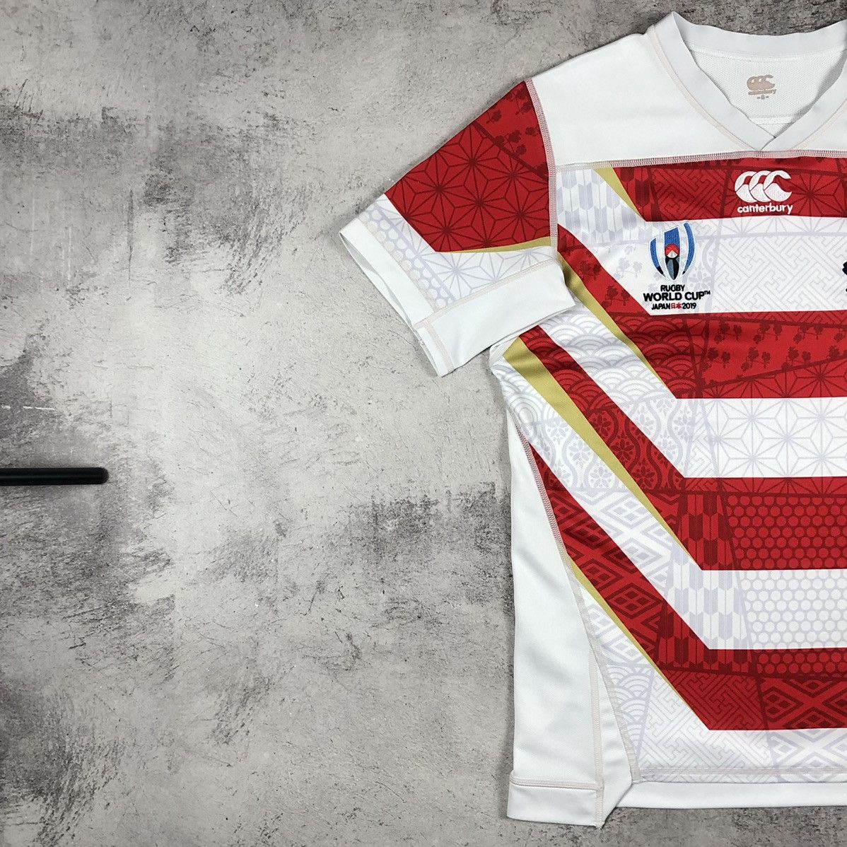 Canterbury of New Zealand Japan Brave Blossoms Rugby World Cup 2019 Canterbury Jersey Size US S / EU 44-46 / 1 - 8 Thumbnail