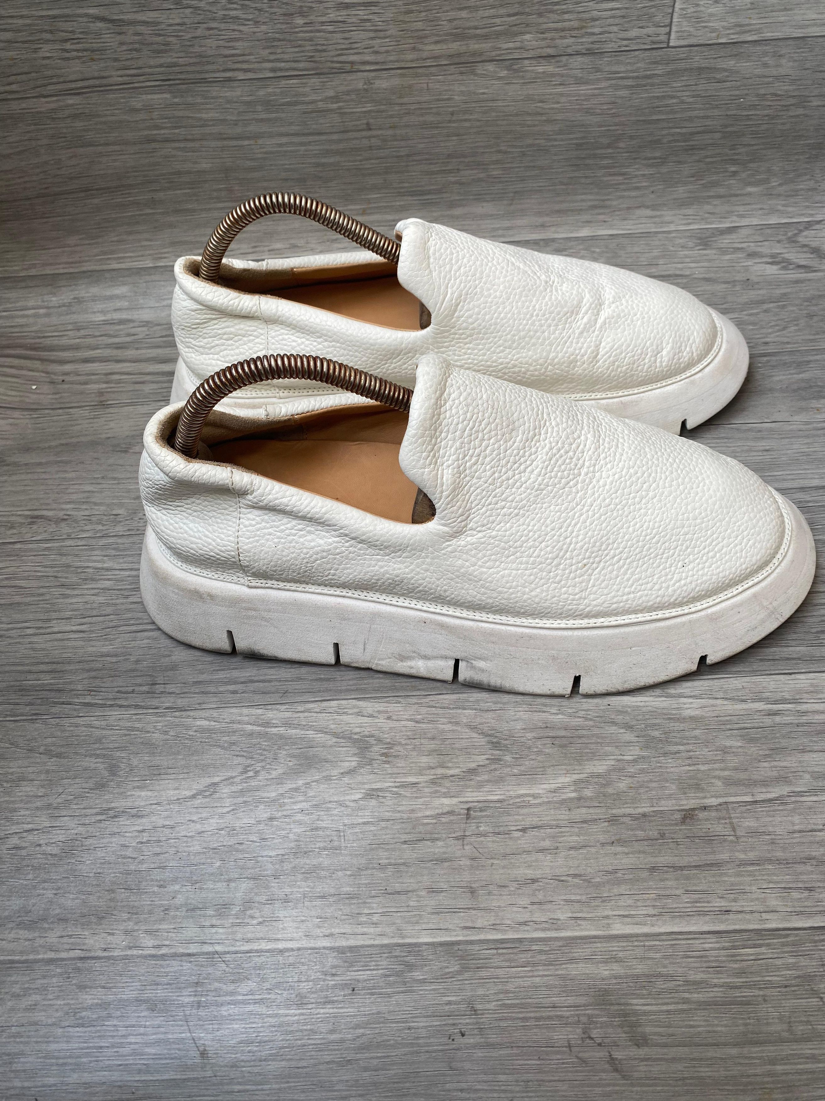 Marsell Marsell Slip On White Leather Sneakers Sz 38 Size US 5.5 / EU 38 - 4 Thumbnail