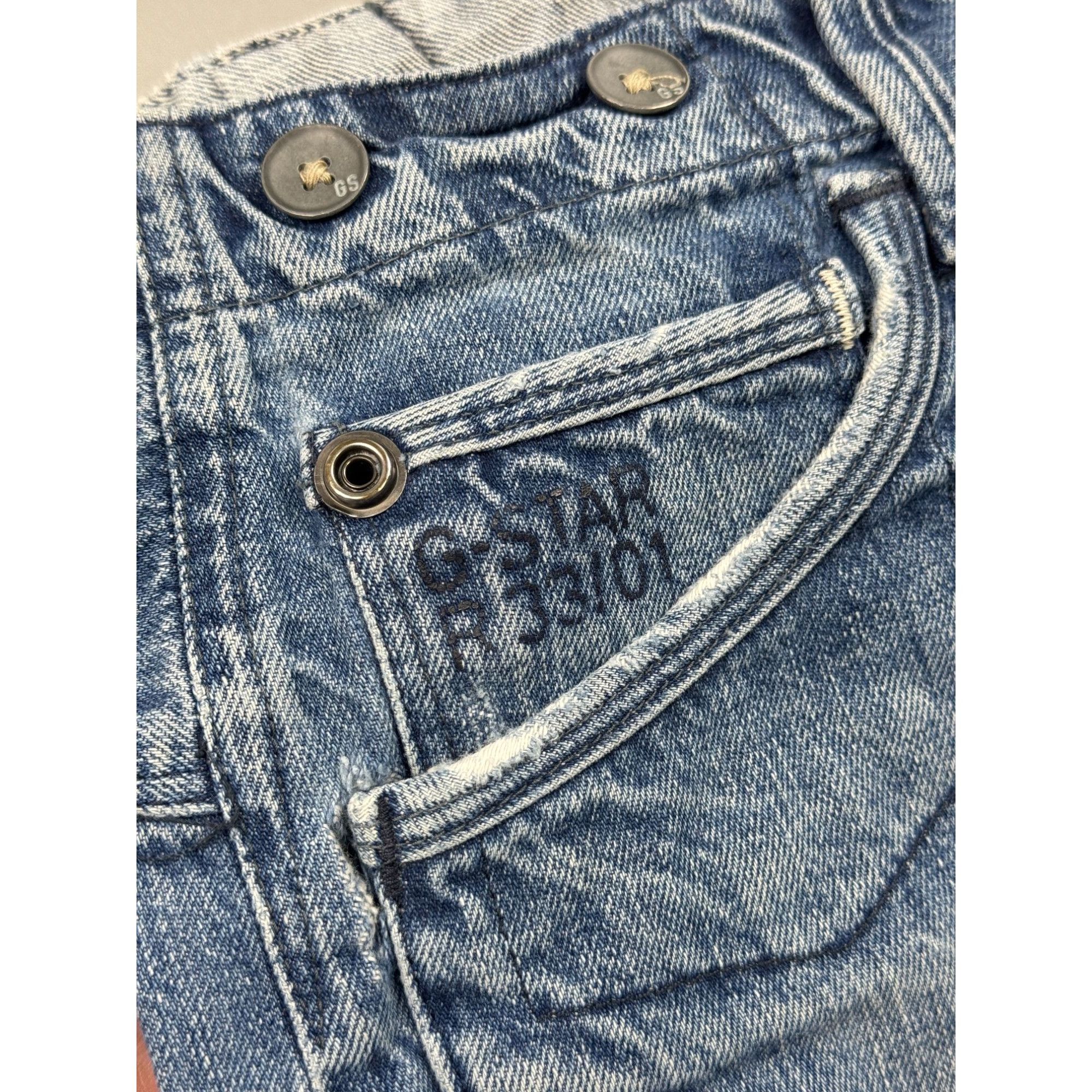 G-Star G-Star RAW Army Lumber Straight Denim Jeans Pants (Y1191) Size US 32 / EU 48 - 5 Thumbnail