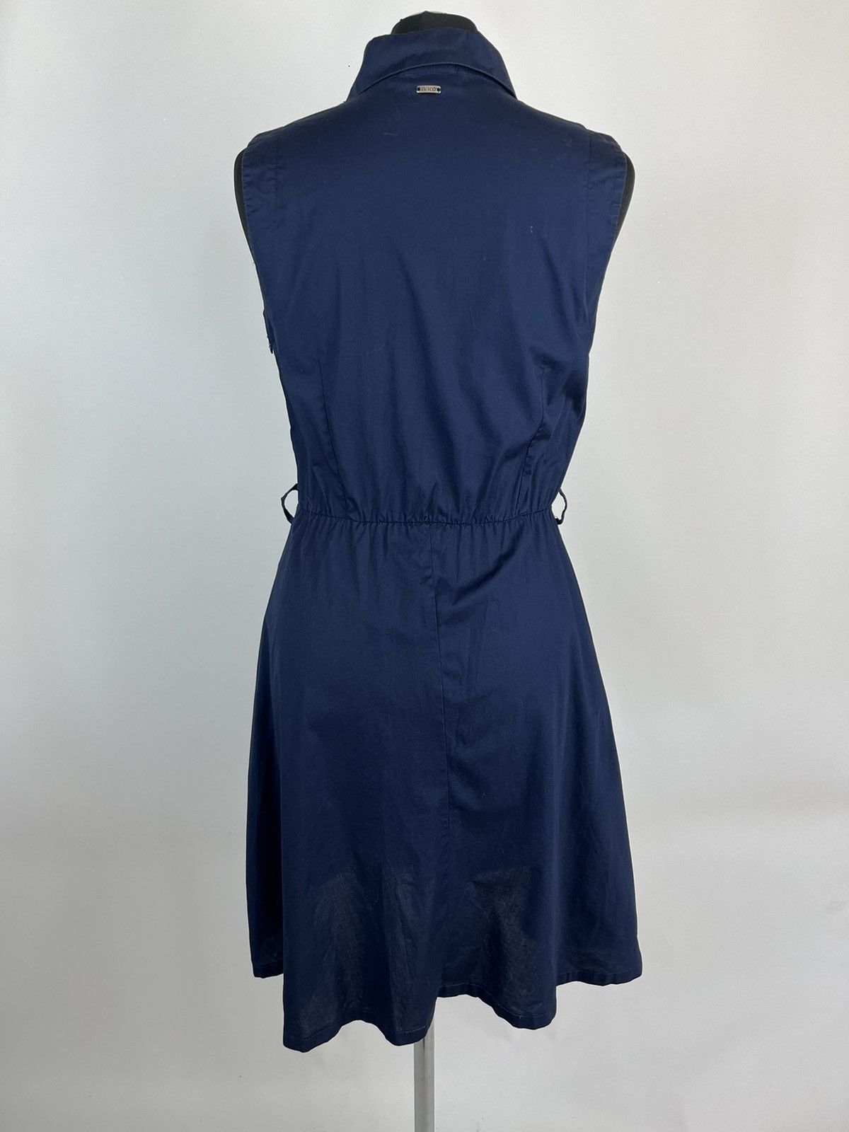 Other IVKO Woman Solid Blue Dress Size M (0414) Size M / US 6-8 / IT 42-44 - 3 Thumbnail