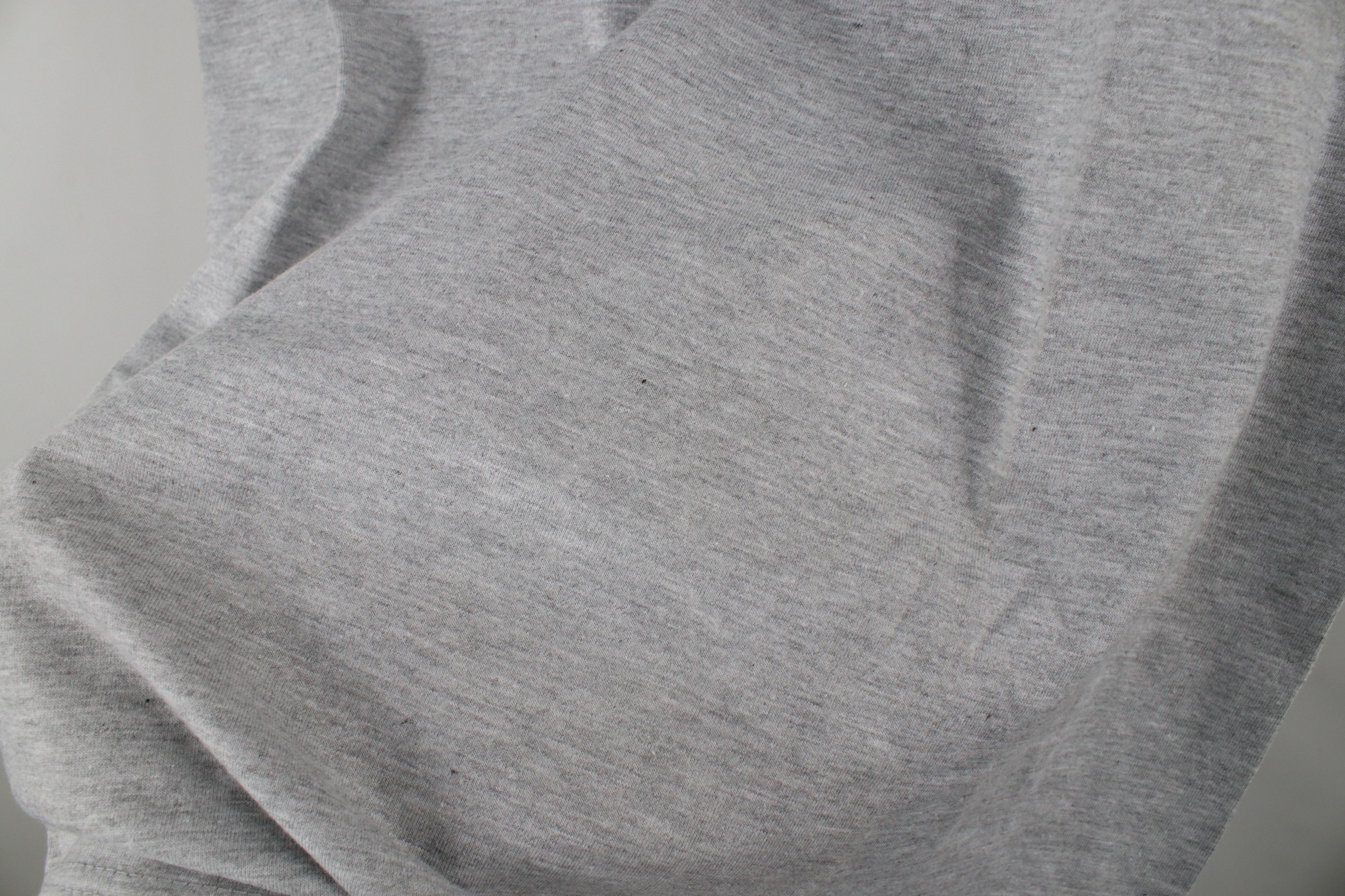 Vintage Vintage 90s Streetwear Blank Heavyweight Cotton T-Shirt Gray Size US L / EU 52-54 / 3 - 6 Thumbnail