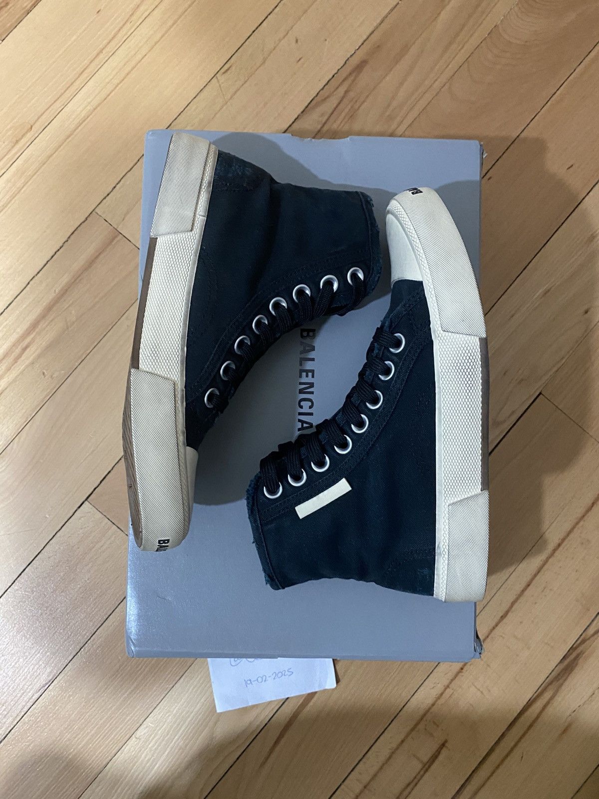 Balenciaga BALENCIAGA Paris High Tops Size US 5 / IT 35 - 6 Thumbnail