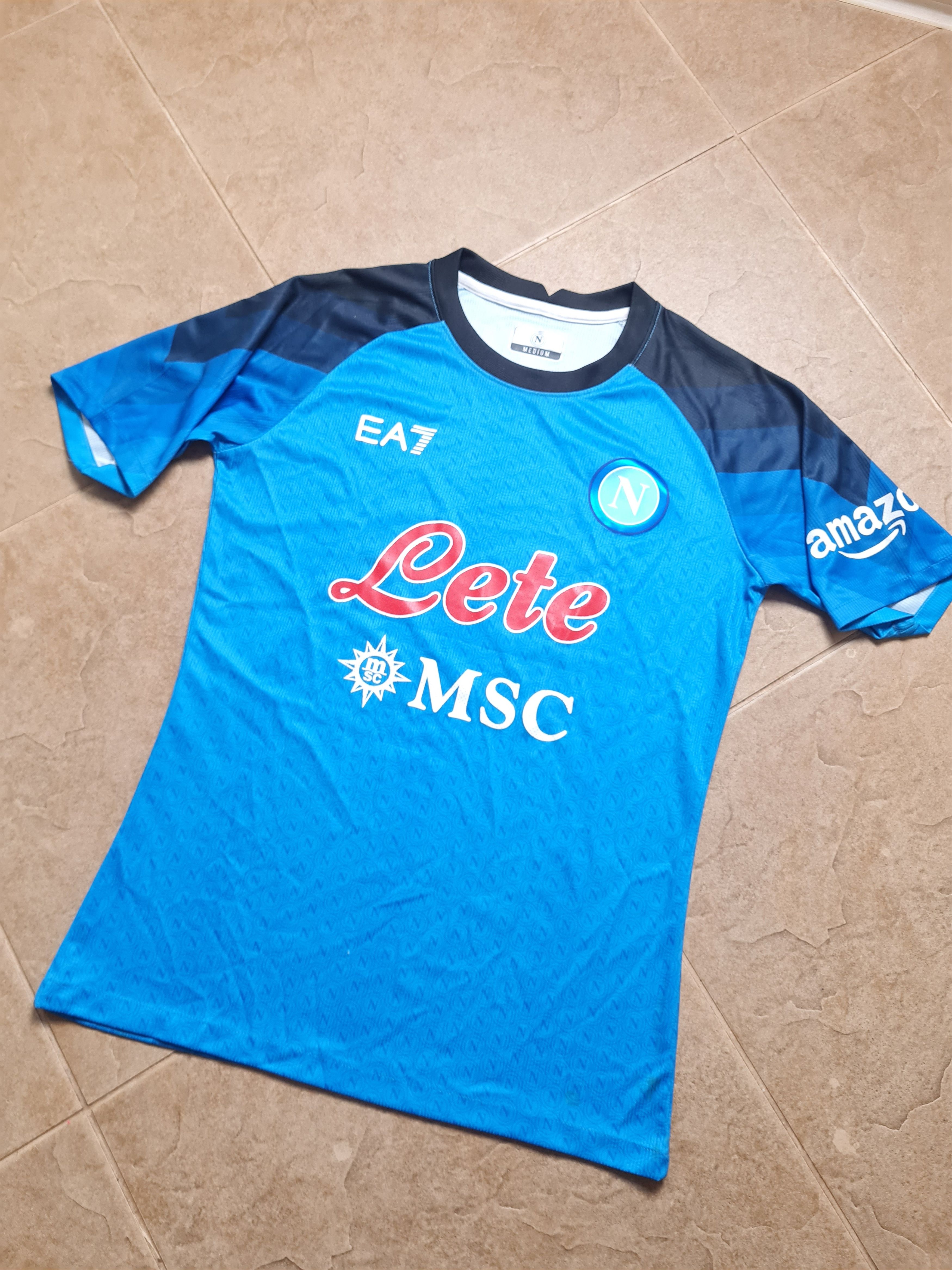 Other Jersey Napoli Home 2022/23 Match Version EA7 Soccer Shirt Size US M / EU 48-50 / 2 - 3 Thumbnail