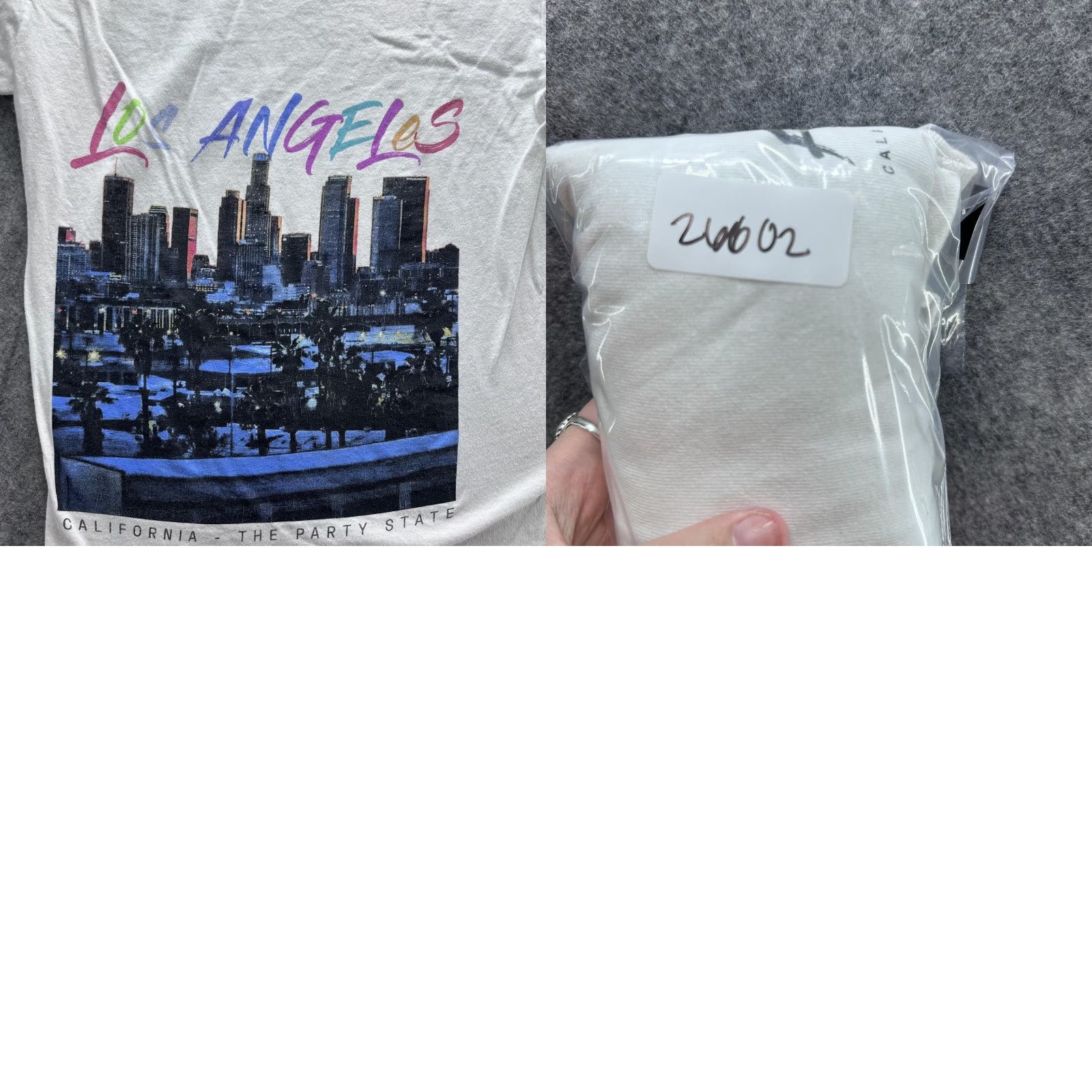 Vintage Los Angeles Shirt Mens Medium White California Party State Graphic Tee Cityscape Size US M / EU 48-50 / 2 - 8 Thumbnail