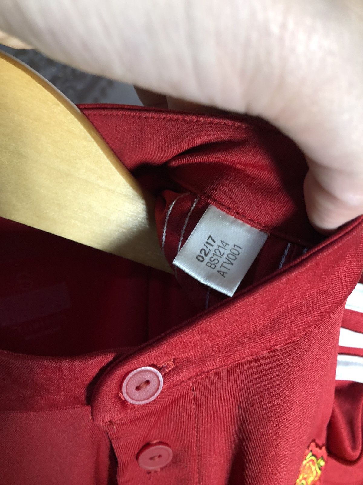 Vintage VERY RARE ADIDAS FC MANCHESTER UNITED ENGLAND SOCCER JERSEY Size US S / EU 44-46 / 1 - 8 Thumbnail
