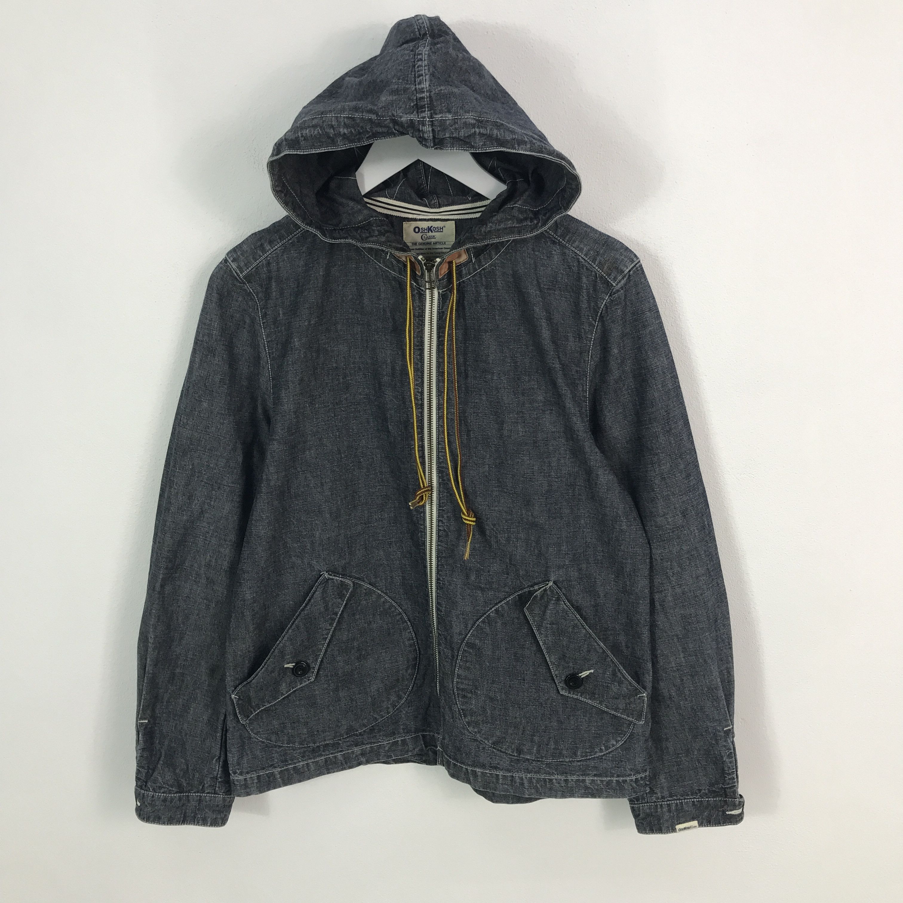 Oshkosh × Vintage Rare🔥Oshkosh classic zipper hoodie jacket Size US M / EU 48-50 / 2 - 1 Thumbnail