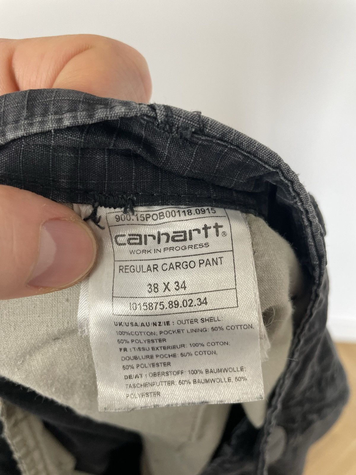 Carhartt Distressed Washed Carhartt Cargo Pant Vintage Workwear Hype Size US 38 / EU 54 - 4 Thumbnail