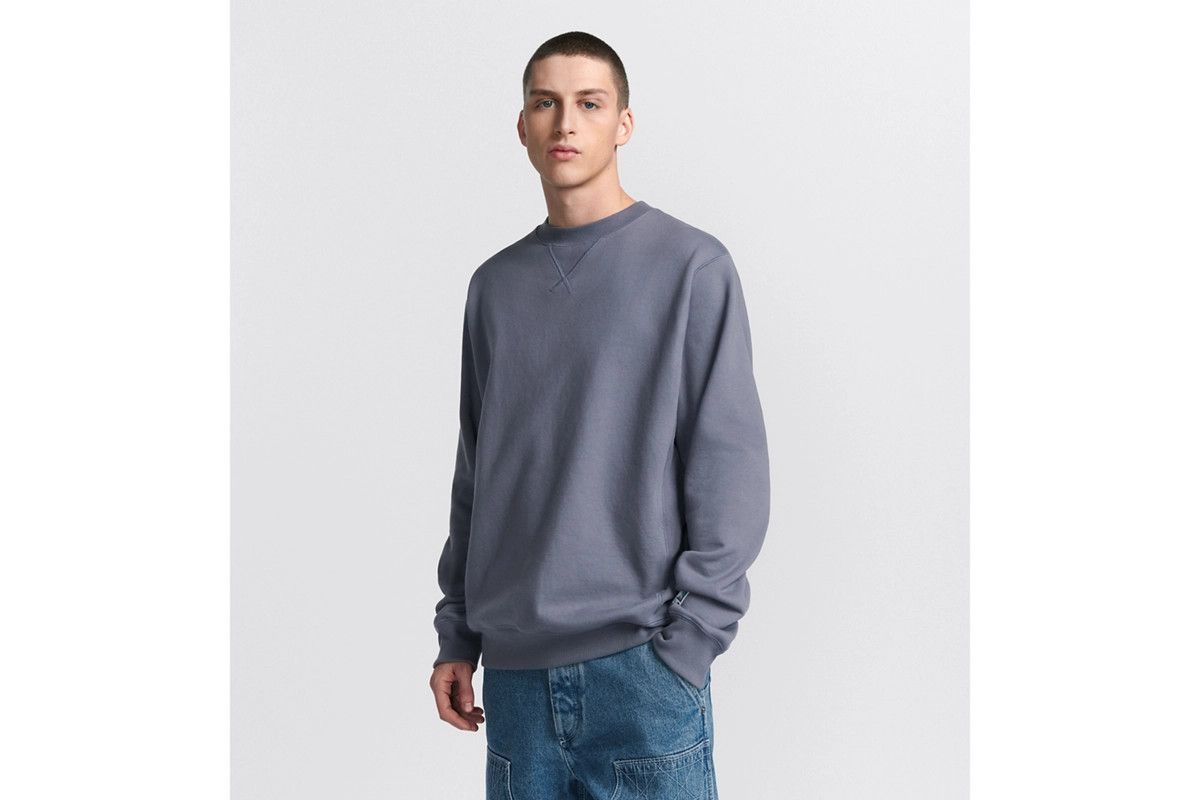 Dior o1bcso1str0226 Charm Relaxed-Fit Sweatshirt in Grey Size US S / EU 44-46 / 1 - 5 Thumbnail