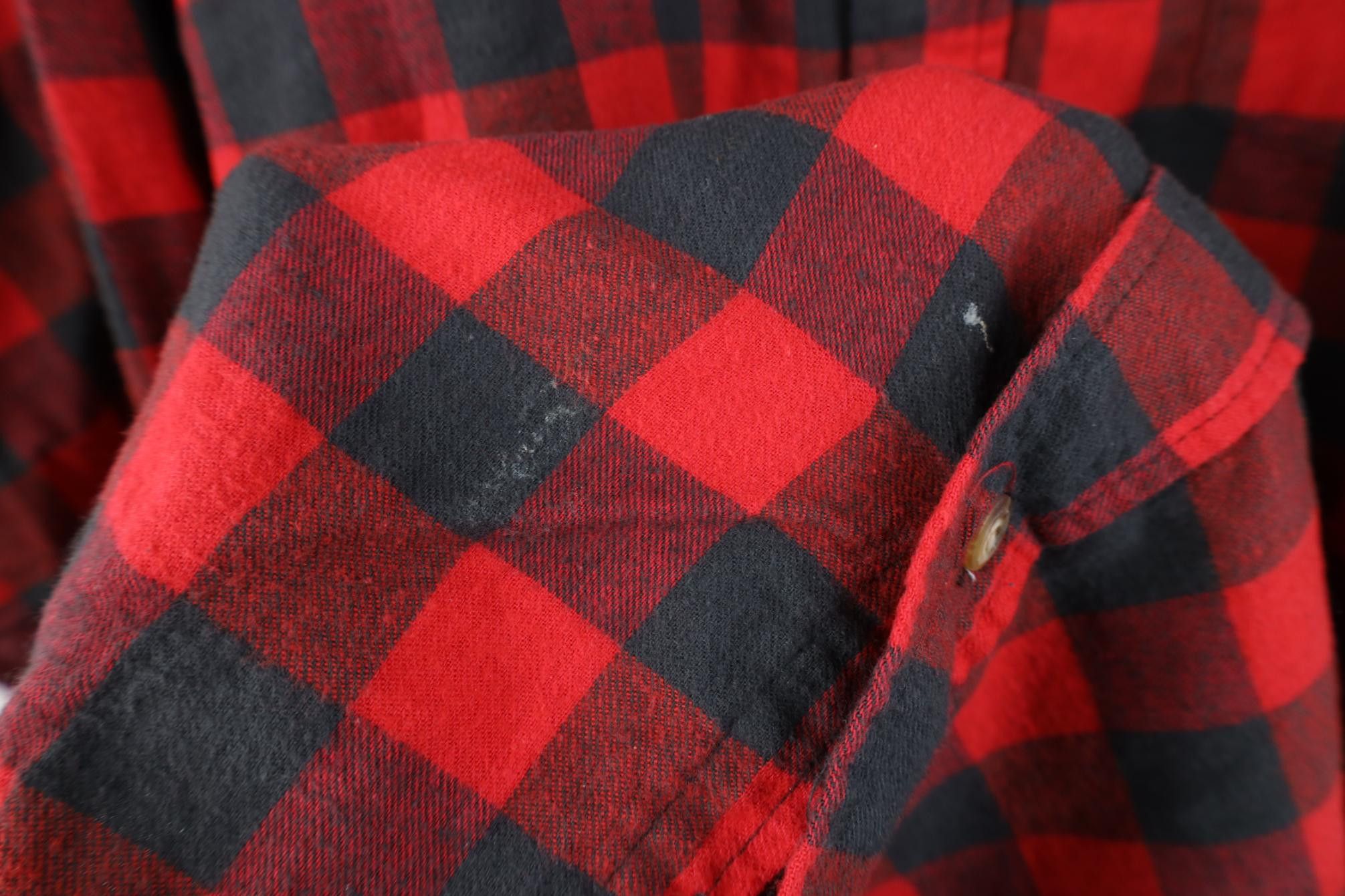 FiveBrother Vintage 70s Five Brother Collared Button Shirt Plaid USA Size US XL / EU 56 / 4 - 6 Thumbnail