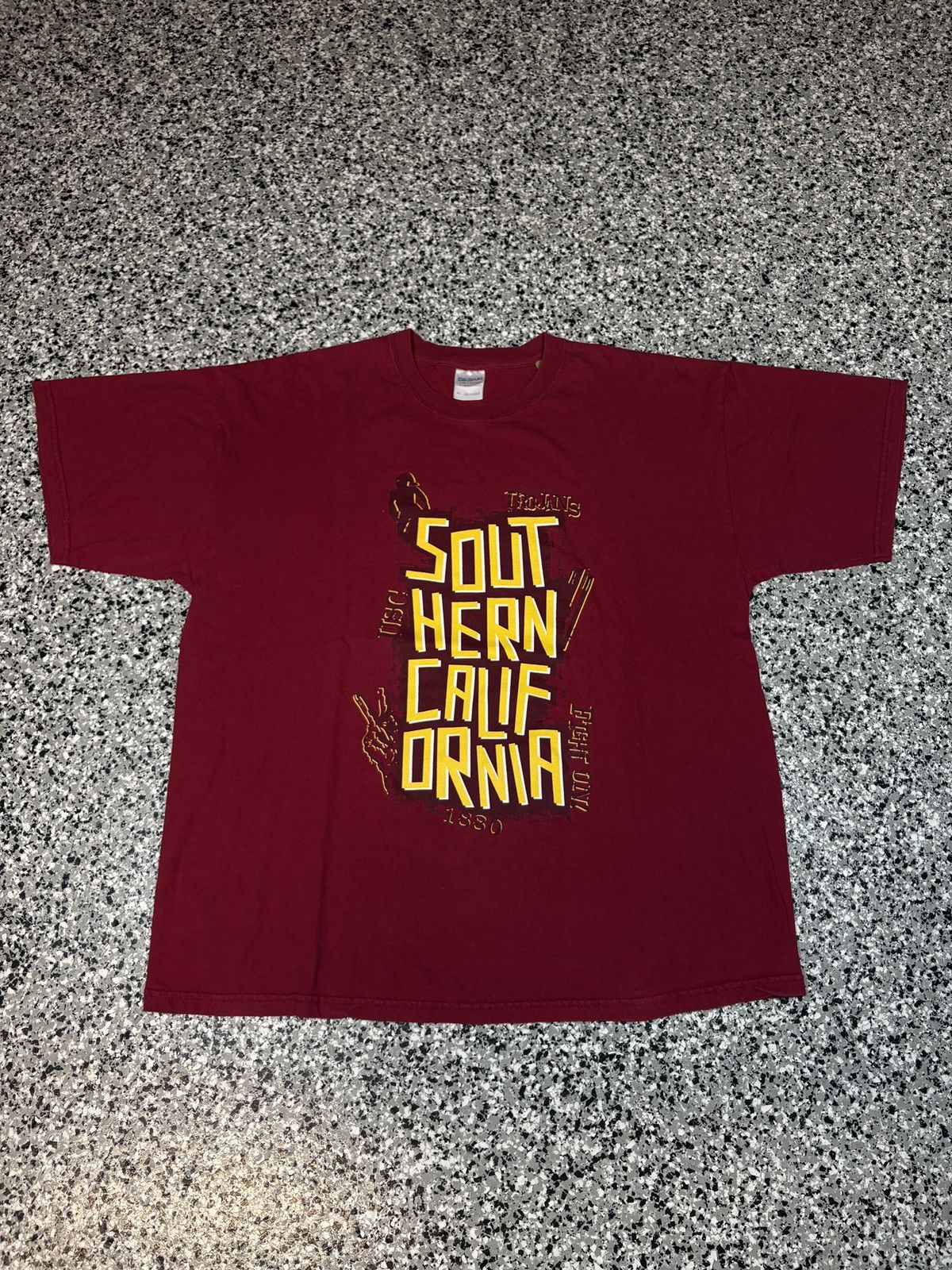 NCAA Vintage 1990s GILDAN USC “Southern California” Size XL 0534 Size US XXL / EU 58 / 5 - 1 Thumbnail