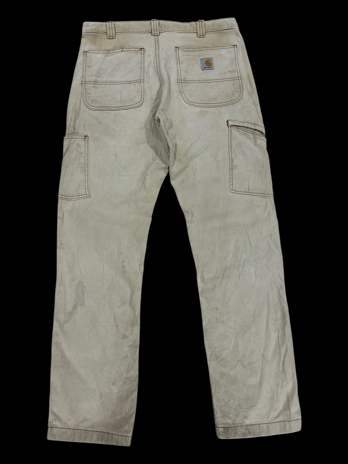 Carhartt × Vintage Carhartt Double Knee Carpenter Relax Fit Distressed Jeans Size US 32 / EU 48 - 6 Thumbnail