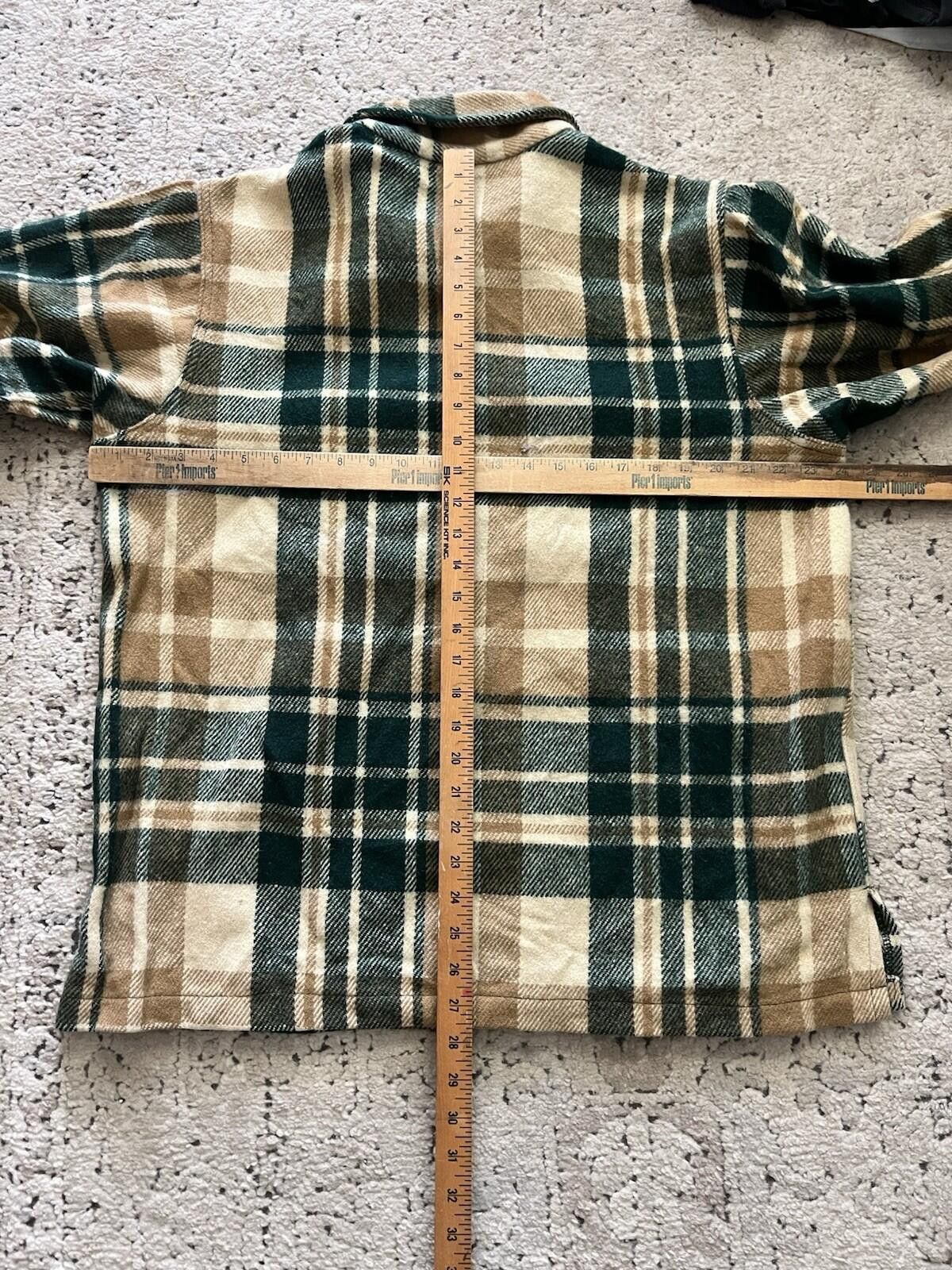 Woolrich Woolen Mills Vintage LL Bean Plaid Flannel Shirt Jacket Mens L Size US XL / EU 56 / 4 - 4 Thumbnail