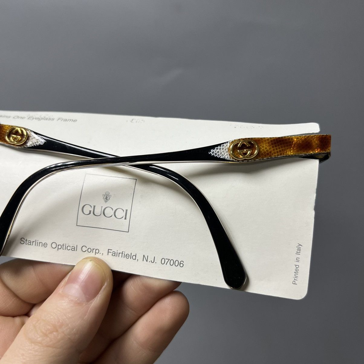 Gucci × Vintage Gucci VINTAGE 80s Eyeglass Frame NEW dead stock Size ONE SIZE - 8 Thumbnail