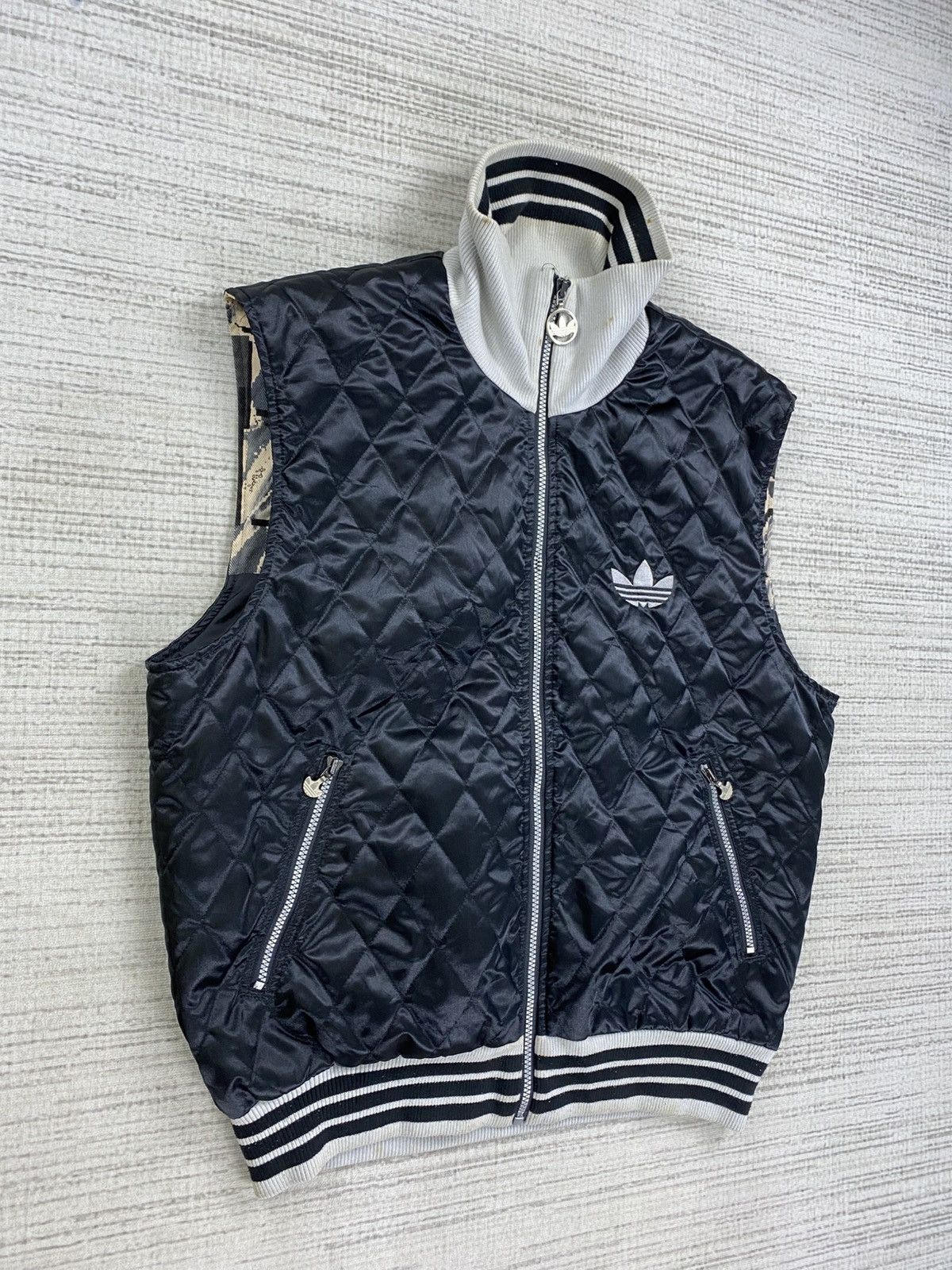 Adidas × Japanese Brand × Vintage Vintage 90s Adidas Trefoil Big Logo Vest Jacket Size US M / EU 48-50 / 2 - 3 Thumbnail