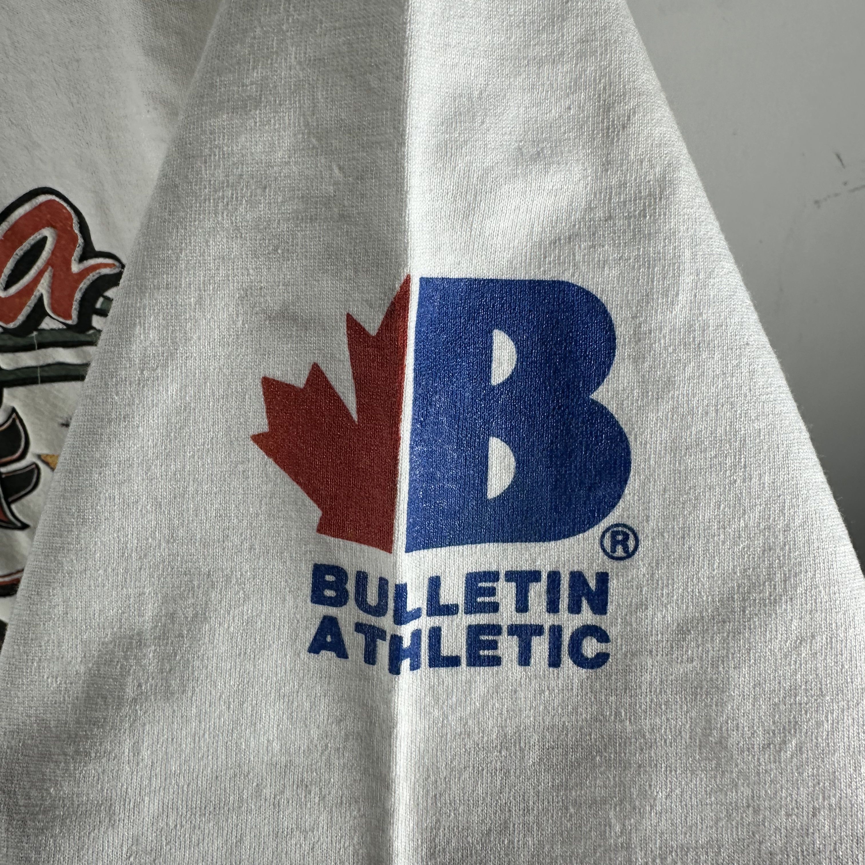 Vintage 1992 Ottawa Senators Bulletin Athletic NHL AOP T-shirt Size US XXL / EU 58 / 5 - 7 Thumbnail